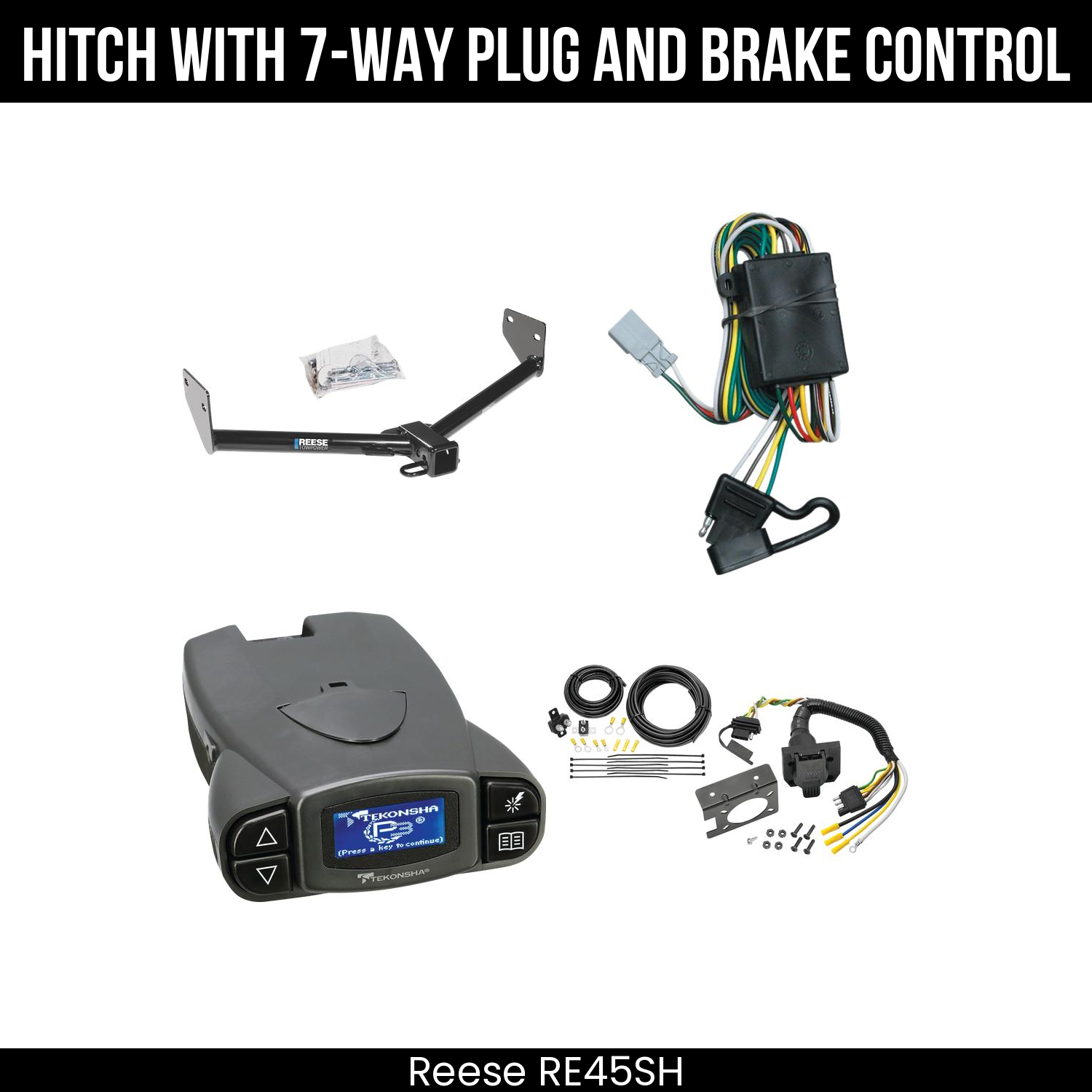 Trailer Hitch , 7-Way , Tekonsha Prodigy P3 Brake Control