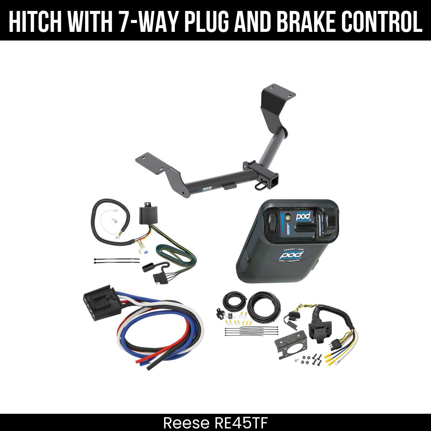 Trailer Hitch , 7-Way , Reese POD Brake Control