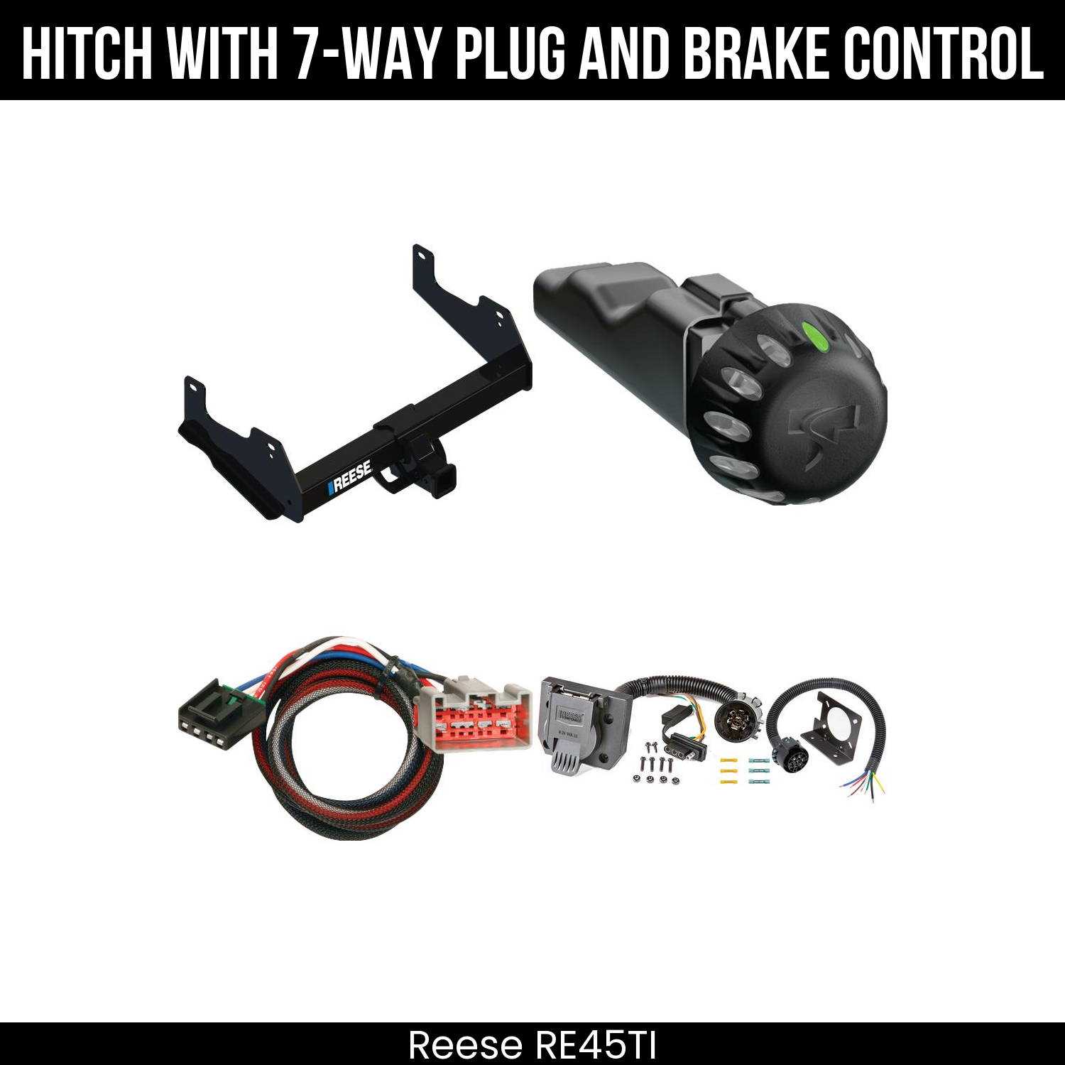 Trailer Hitch , 7-Way , Tekonsha Voyager iD Smart Brake Control