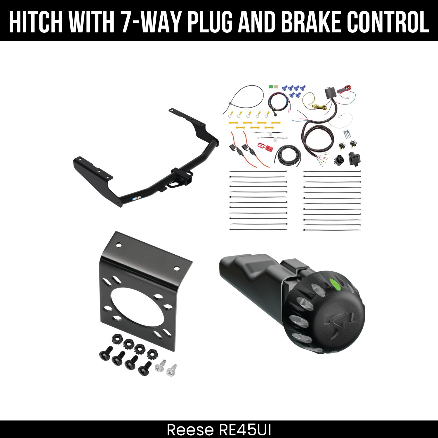 Trailer Hitch , 7-Way , Tekonsha Voyager iD Smart Brake Control