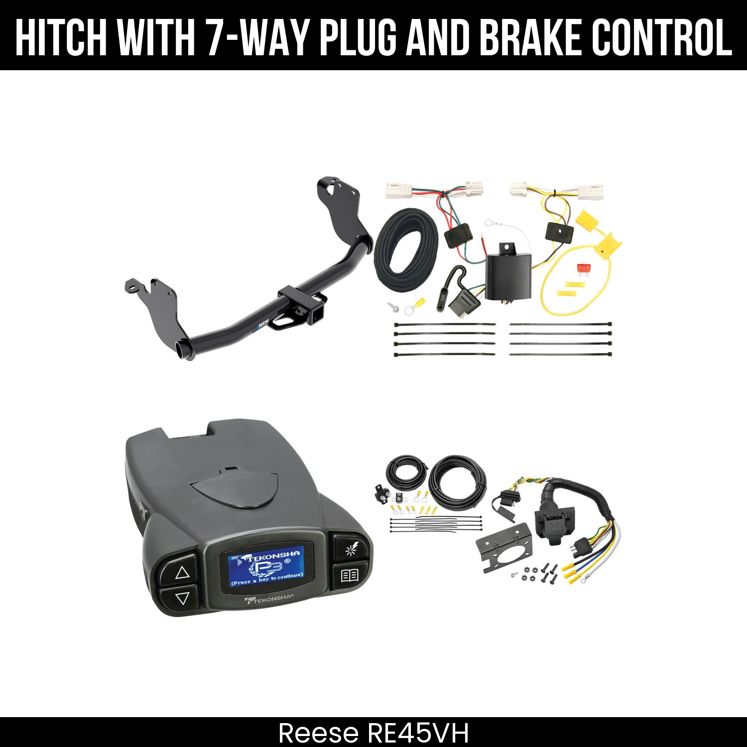 Trailer Hitch , 7-Way , Tekonsha Prodigy P3 Brake Control