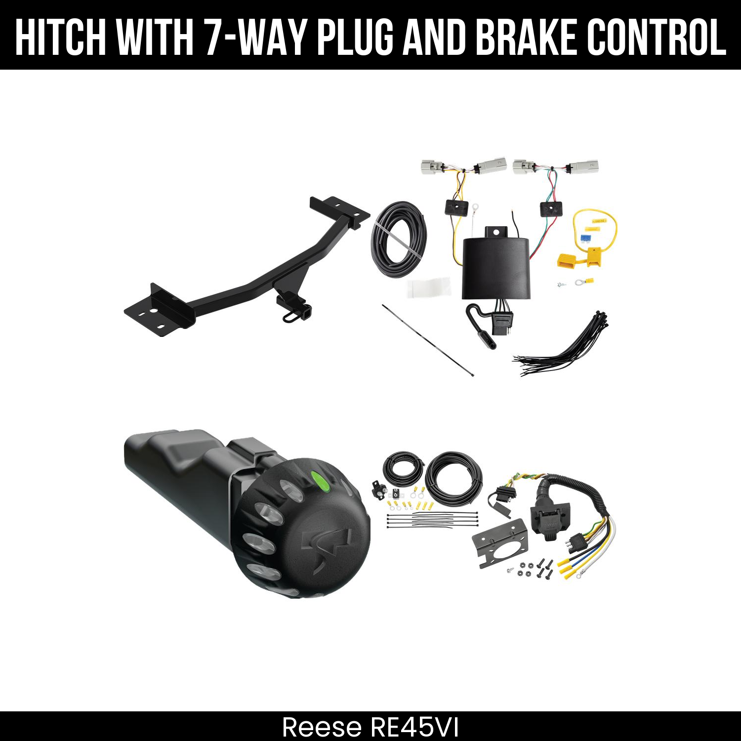 Trailer Hitch , 7-Way , Tekonsha Voyager iD Smart Brake Control