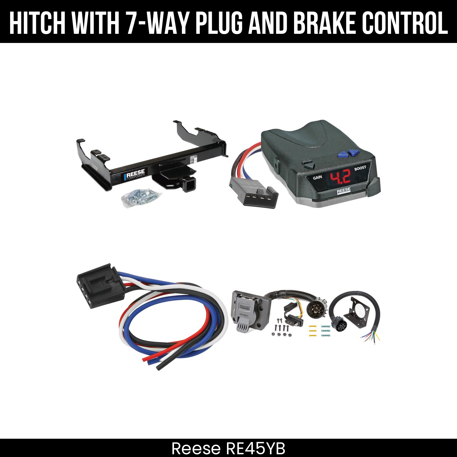 Trailer Hitch , 7-Way , Reese Brake EVN Control