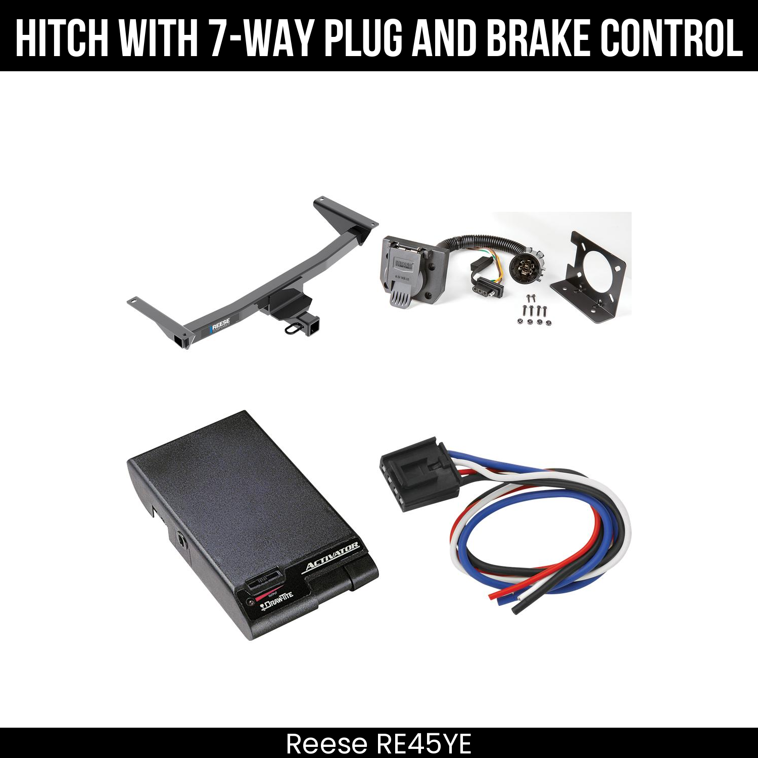 Trailer Hitch , 7-Way , Draw-Tite Activator Brake Control