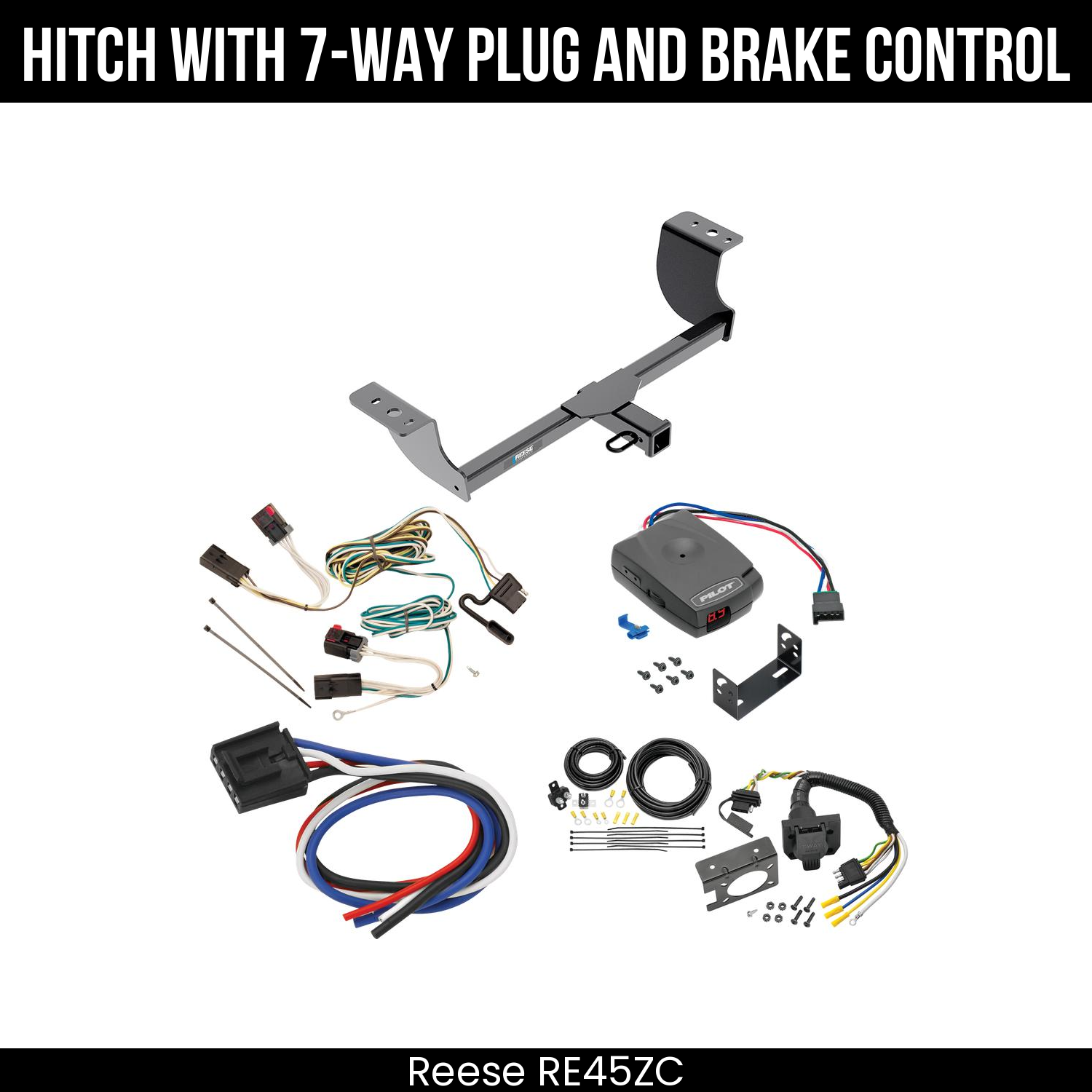 Trailer Hitch , 7-Way , Pro Series Pilot Brake Control