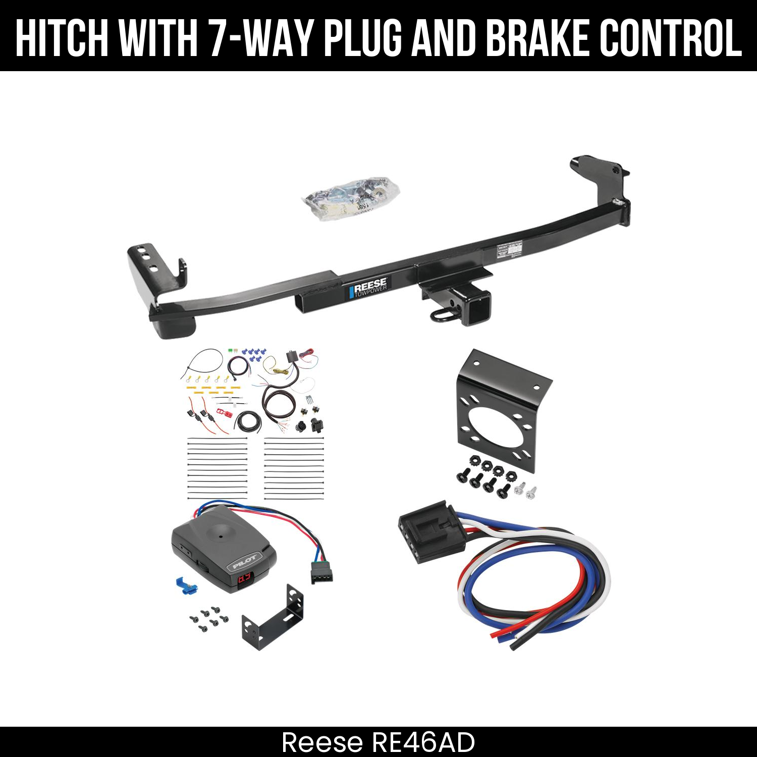 Trailer Hitch , 7-Way , Pro Series Pilot Brake Control