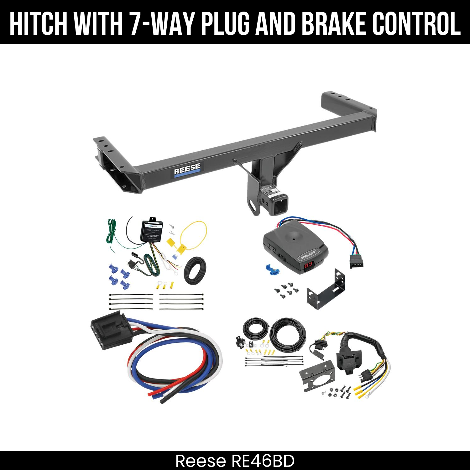 Trailer Hitch , 7-Way , Pro Series Pilot Brake Control