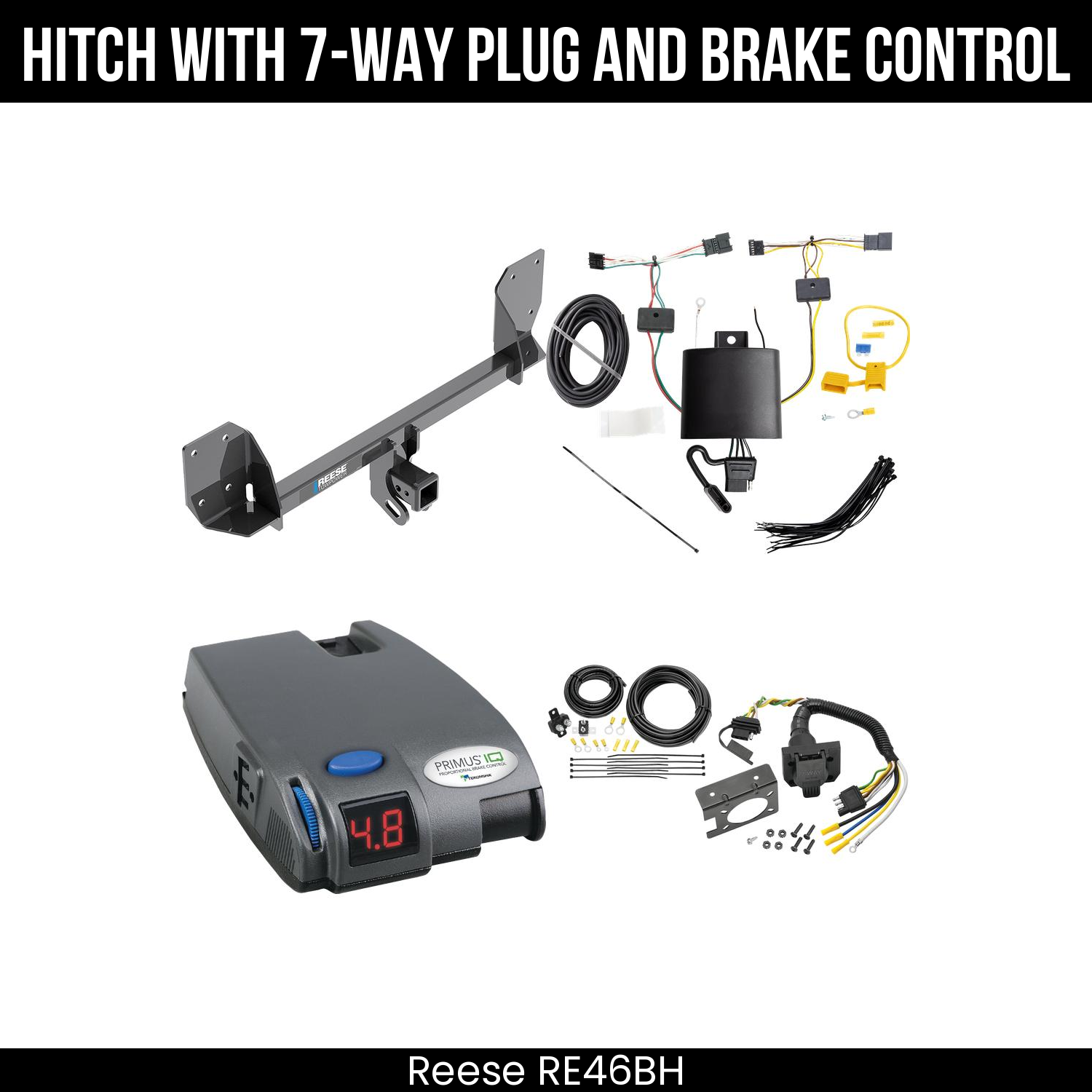 Trailer Hitch , 7-Way , Tekonsha Primus IQ Brake Control