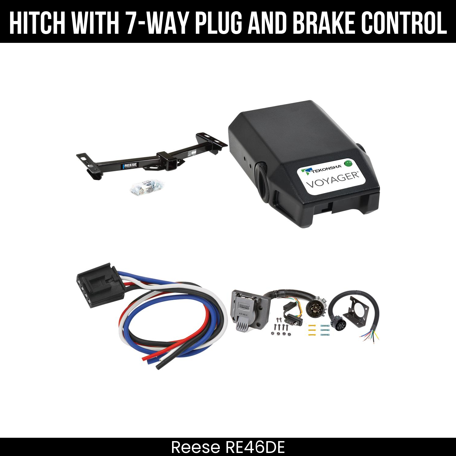 Trailer Hitch , 7-Way , Tekonsha Voyager Brake Control