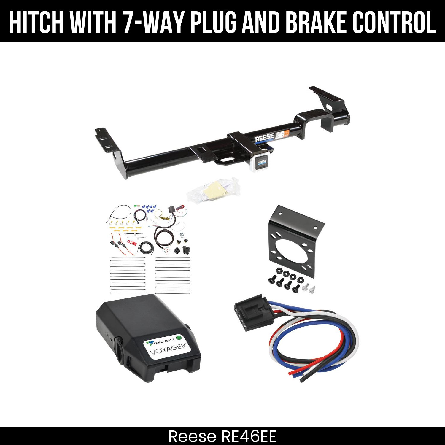 Trailer Hitch , 7-Way , Tekonsha Voyager Brake Control