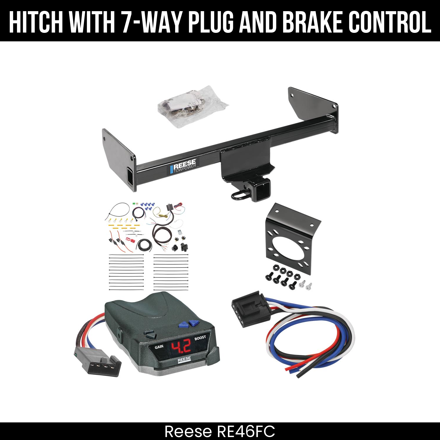 Trailer Hitch , 7-Way , Reese Brake EVN Control