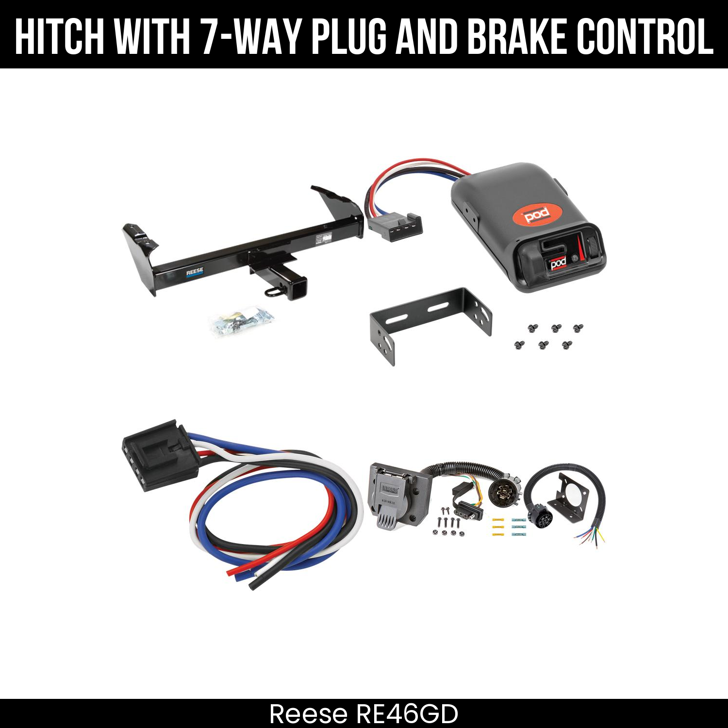 Trailer Hitch , 7-Way , Pro Series POD Brake Control