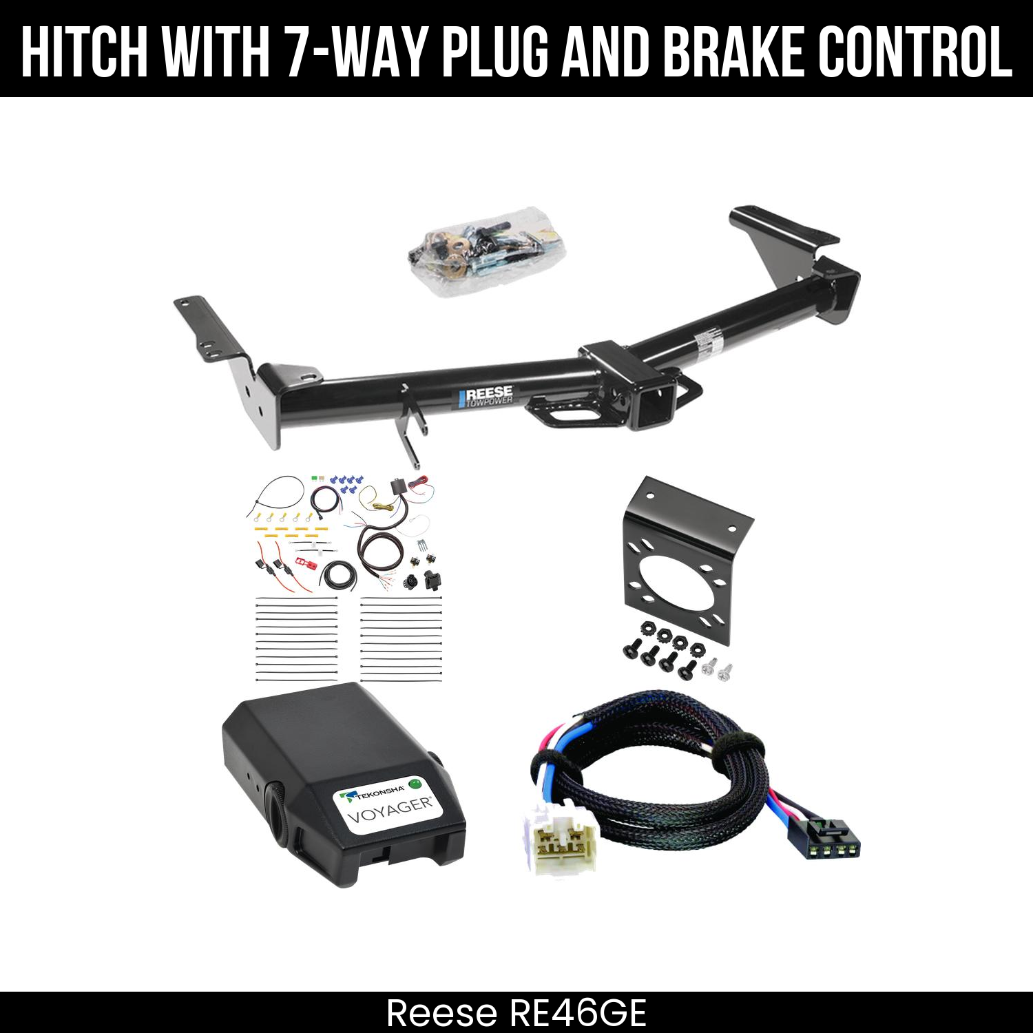 Trailer Hitch , 7-Way , Tekonsha Voyager Brake Control