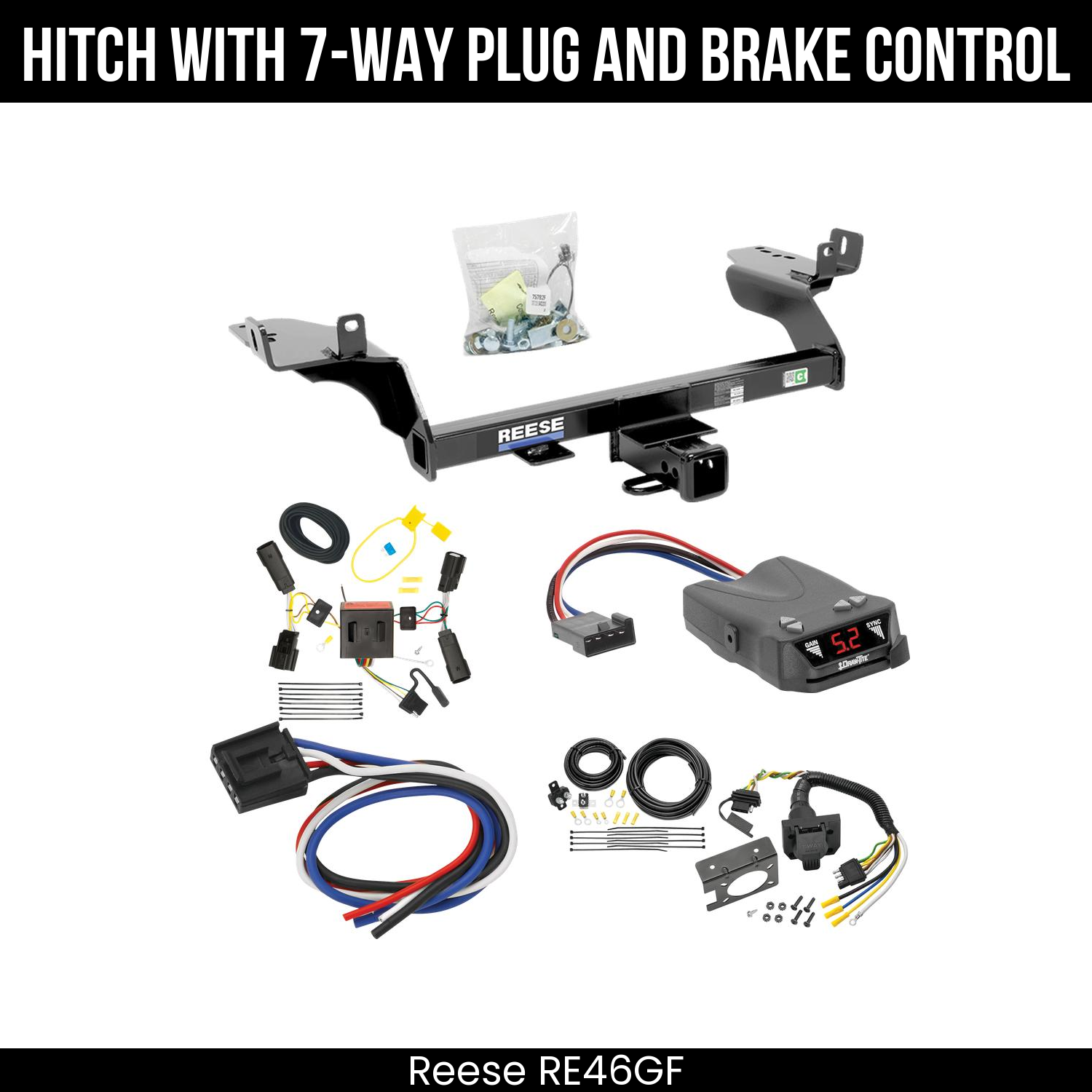 Trailer Hitch , 7-Way , Draw-Tite Activator IV Brake Control