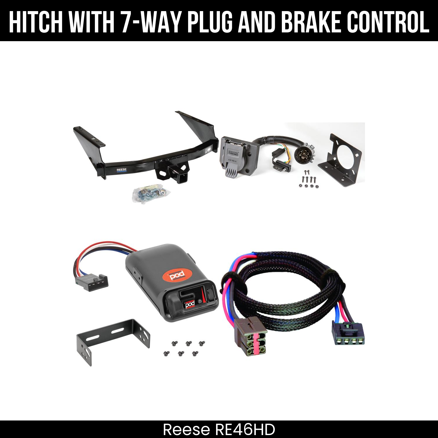 Trailer Hitch , 7-Way , Pro Series POD Brake Control