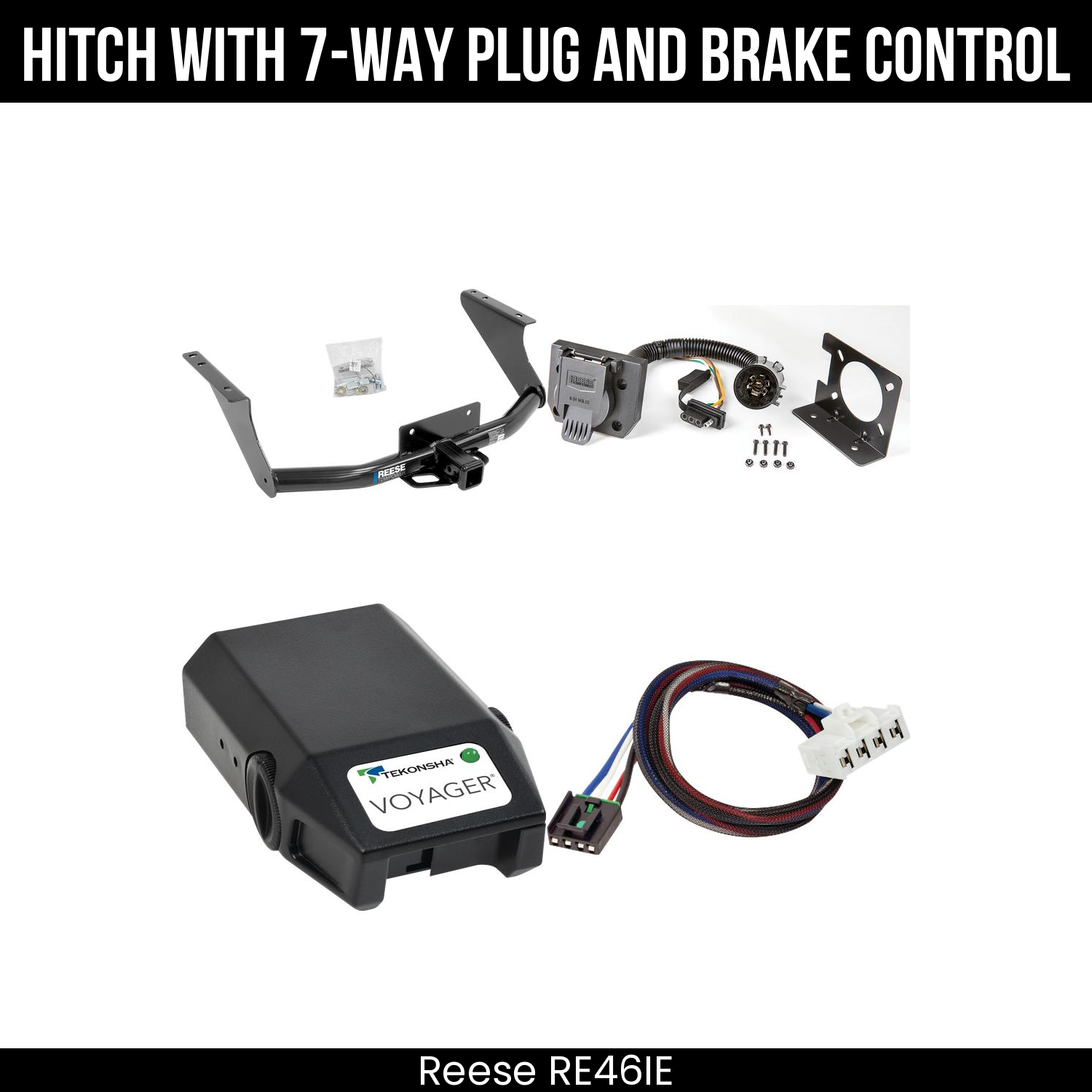 Trailer Hitch , 7-Way , Tekonsha Voyager Brake Control