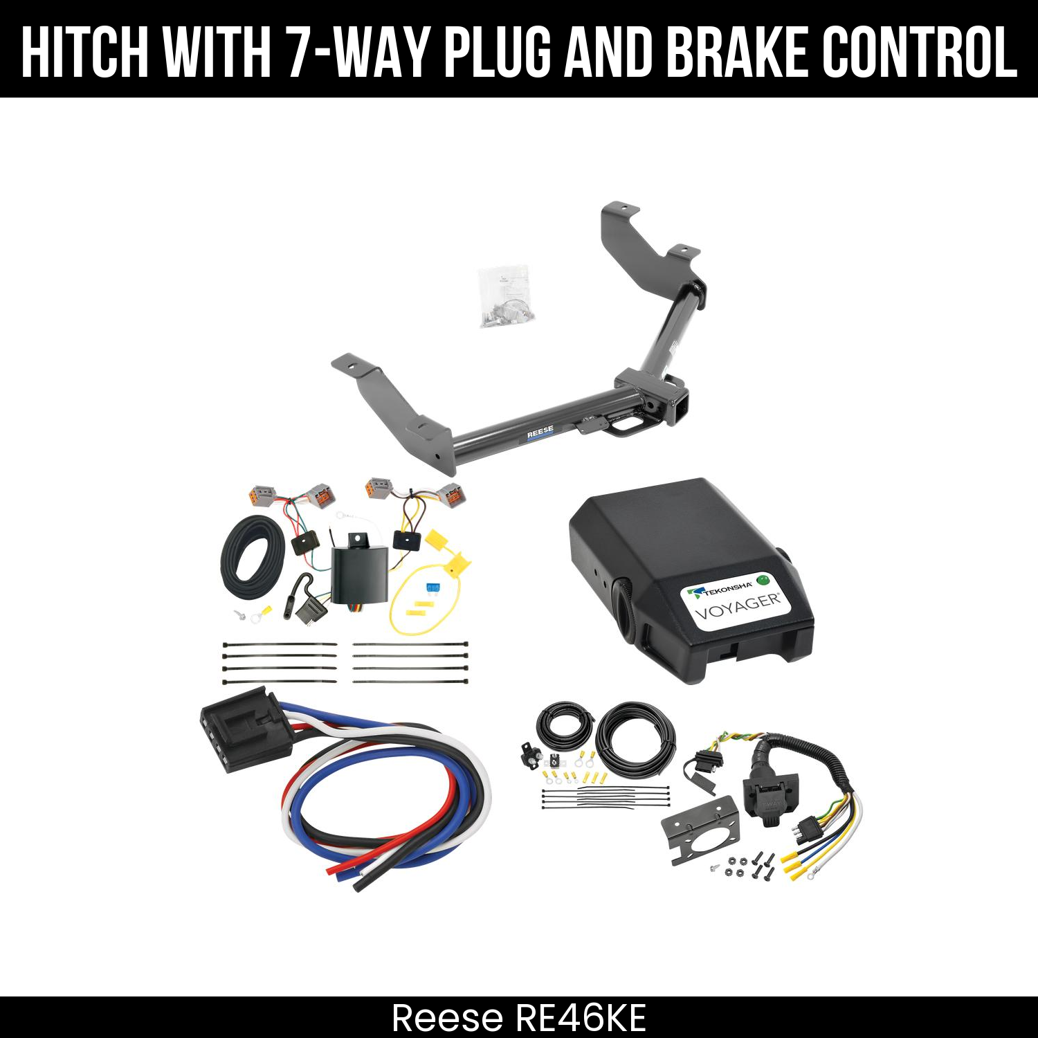 Trailer Hitch , 7-Way , Tekonsha Voyager Brake Control