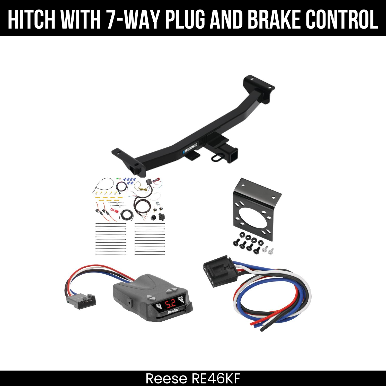 Trailer Hitch , 7-Way , Draw-Tite Activator IV Brake Control