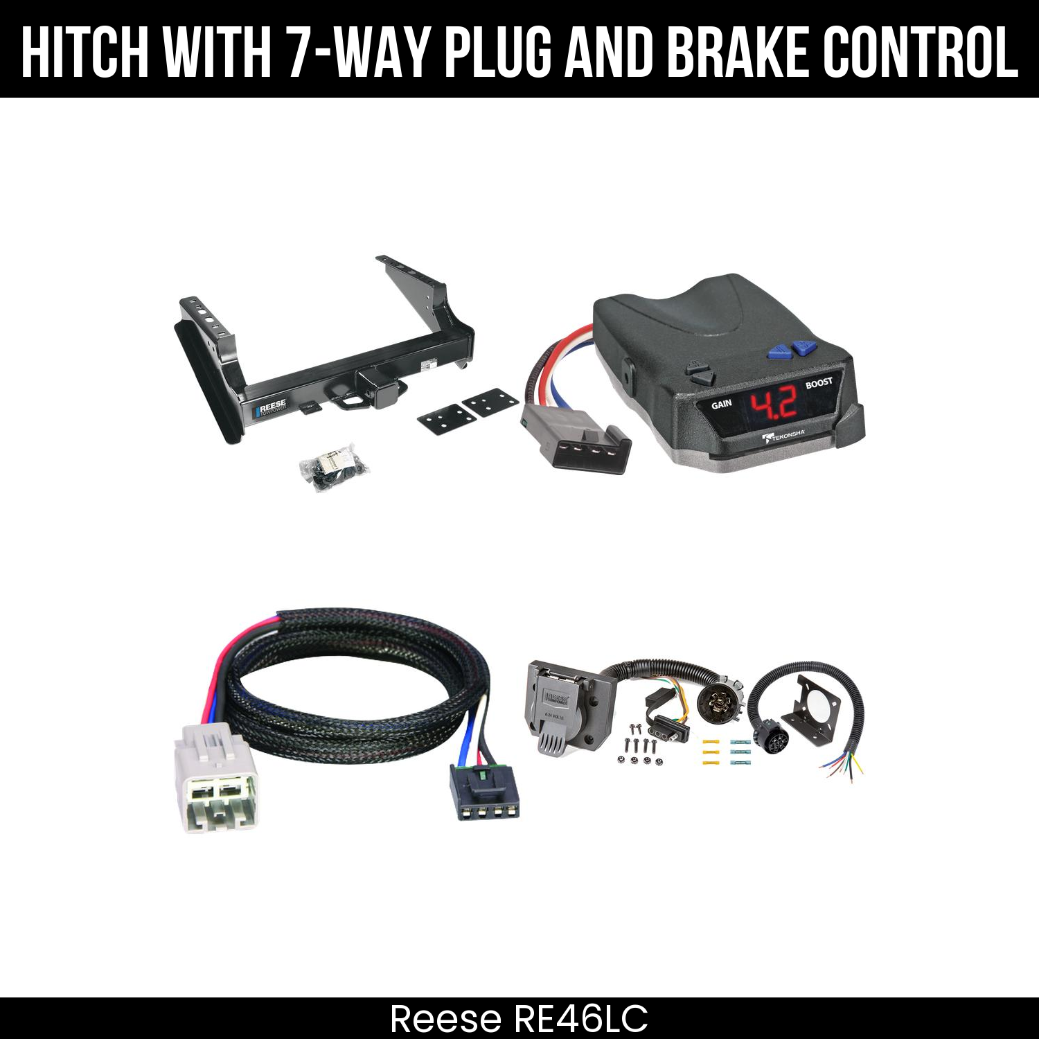Trailer Hitch , 7-Way , Tekonsha Brake EVN Control