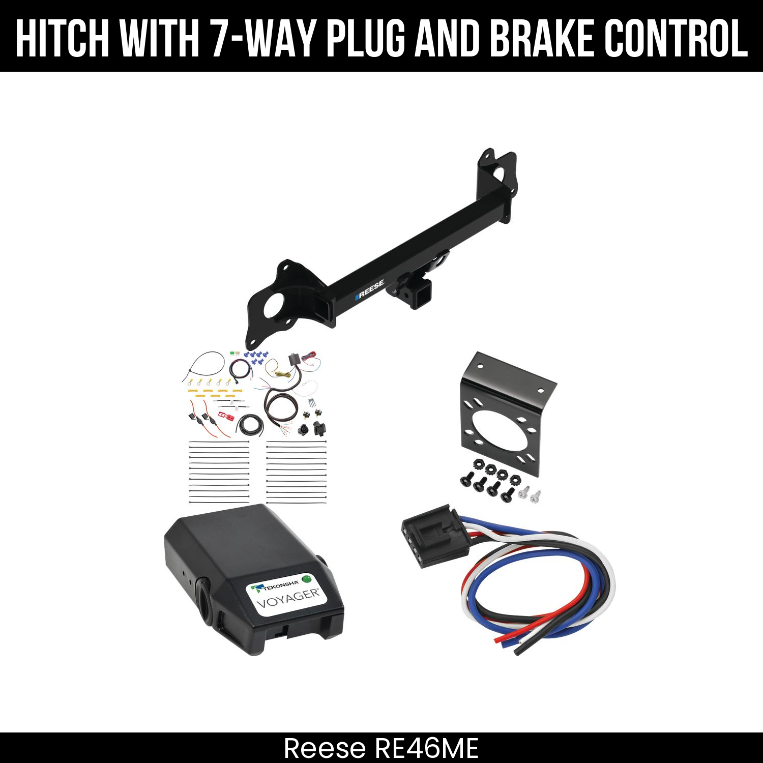Trailer Hitch , 7-Way , Tekonsha Voyager Brake Control