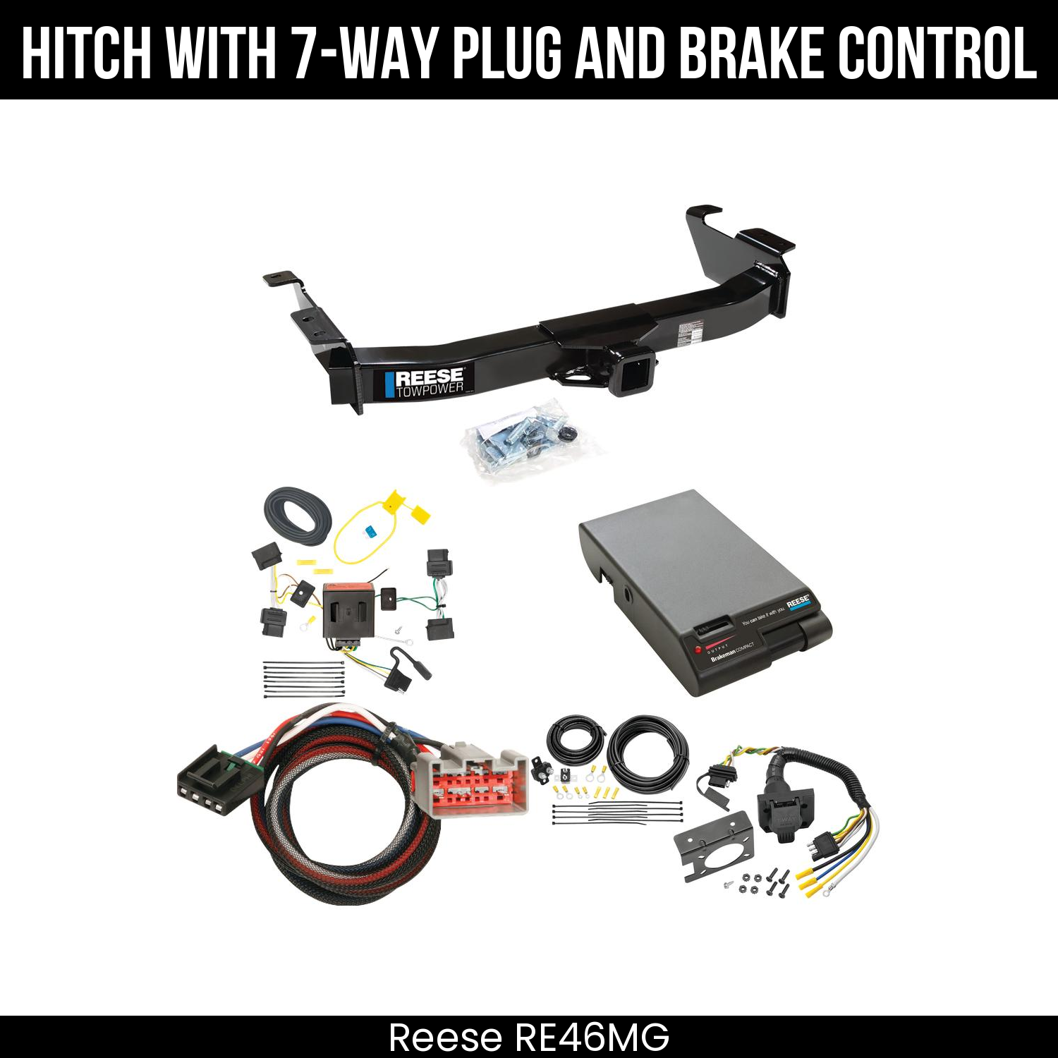 Trailer Hitch , 7-Way , Reese Brakeman Brake Control