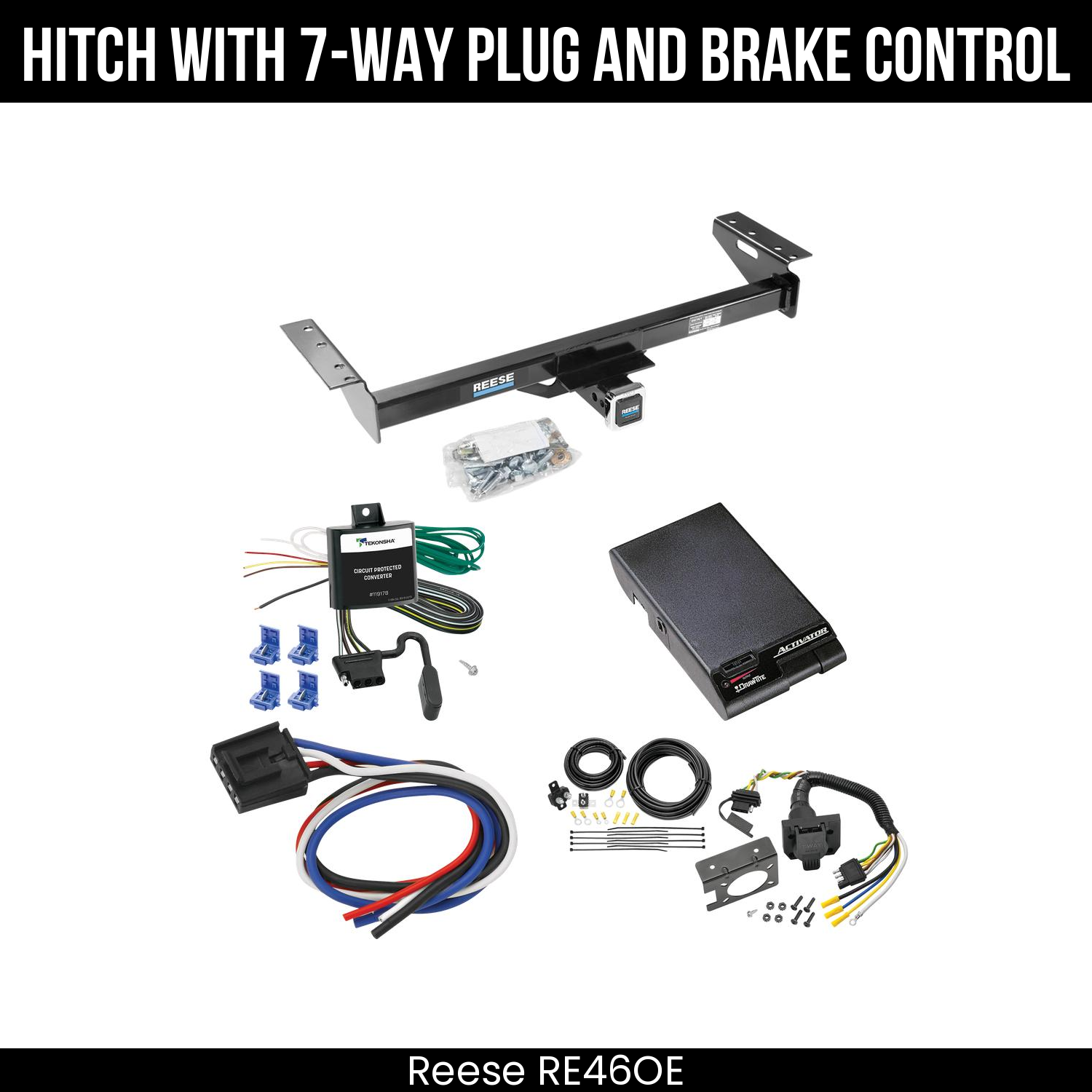 Trailer Hitch , 7-Way , Draw-Tite Activator Brake Control