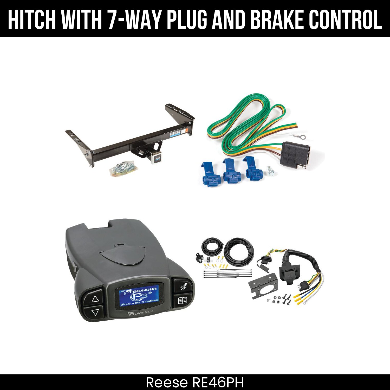 Trailer Hitch , 7-Way , Tekonsha Prodigy P3 Brake Control