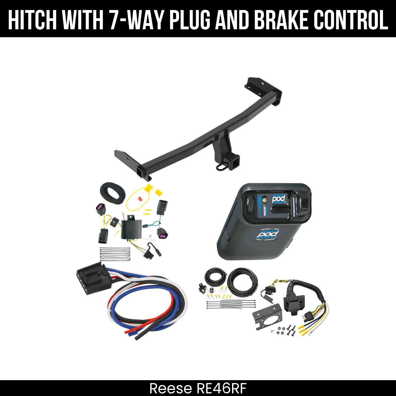 Trailer Hitch , 7-Way , Reese POD Brake Control