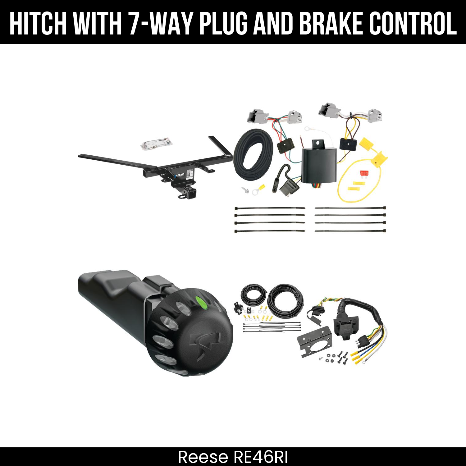 Trailer Hitch , 7-Way , Tekonsha Voyager iD Smart Brake Control