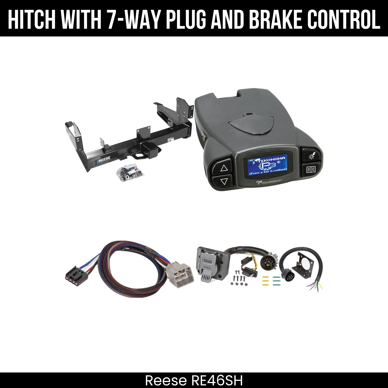 Trailer Hitch , 7-Way , Tekonsha Prodigy P3 Brake Control