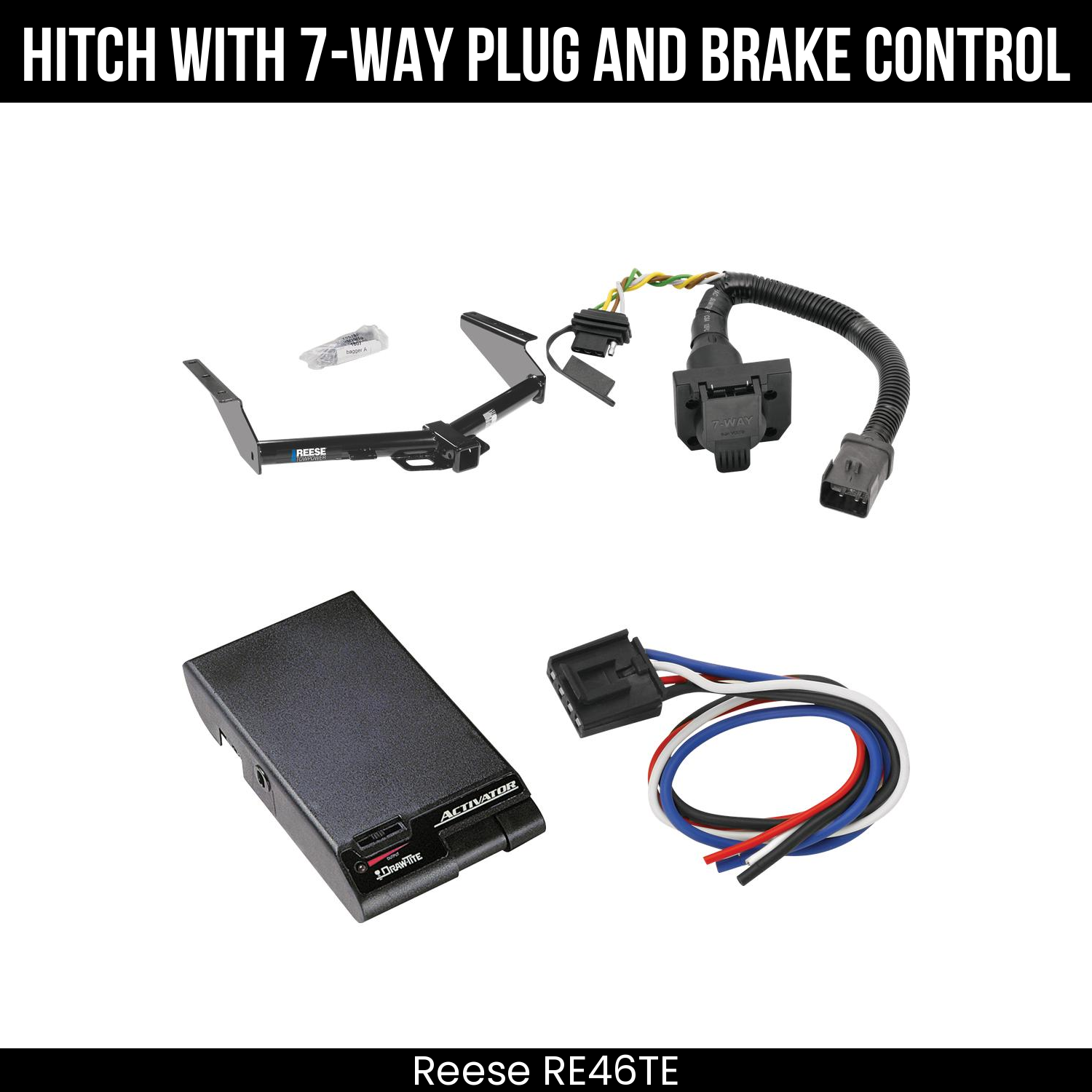Trailer Hitch , 7-Way , Draw-Tite Activator Brake Control