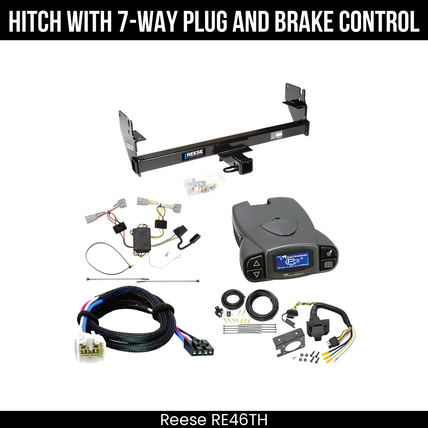 Trailer Hitch , 7-Way , Tekonsha Prodigy P3 Brake Control