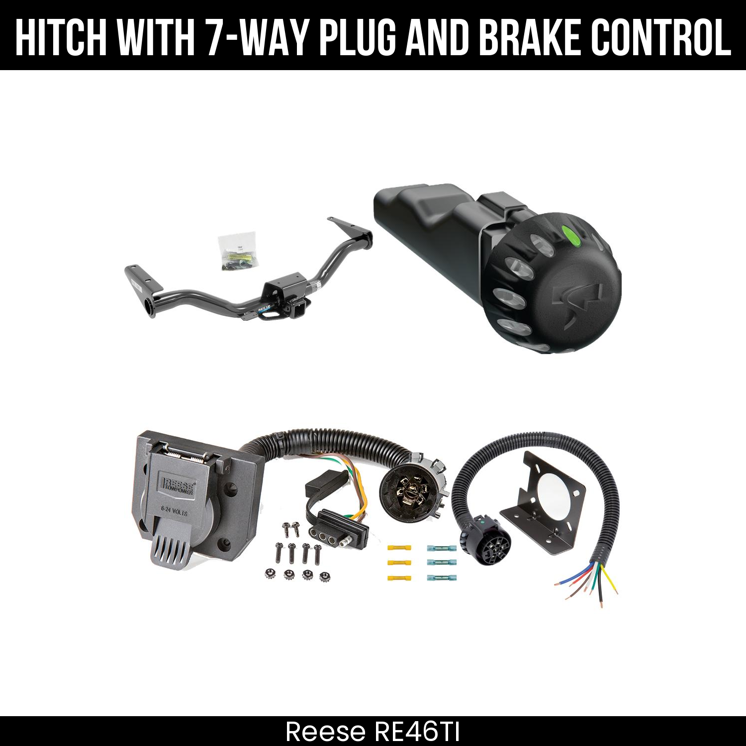 Trailer Hitch , 7-Way , Tekonsha Voyager iD Smart Brake Control