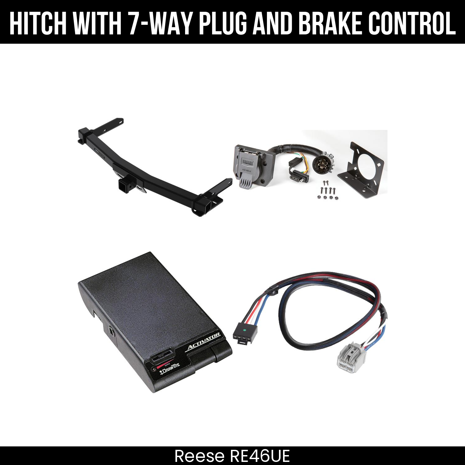 Trailer Hitch , 7-Way , Draw-Tite Activator Brake Control