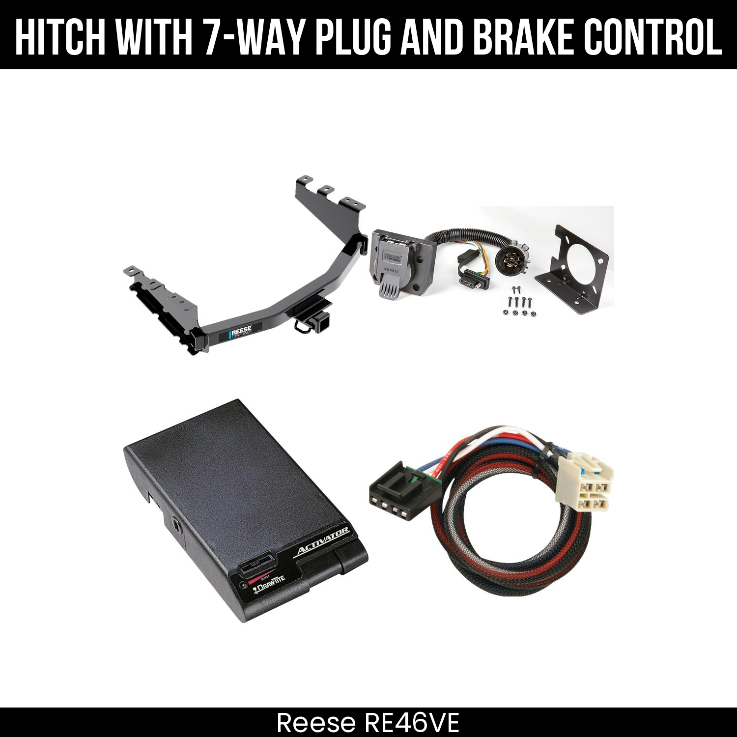 Trailer Hitch , 7-Way , Draw-Tite Activator Brake Control
