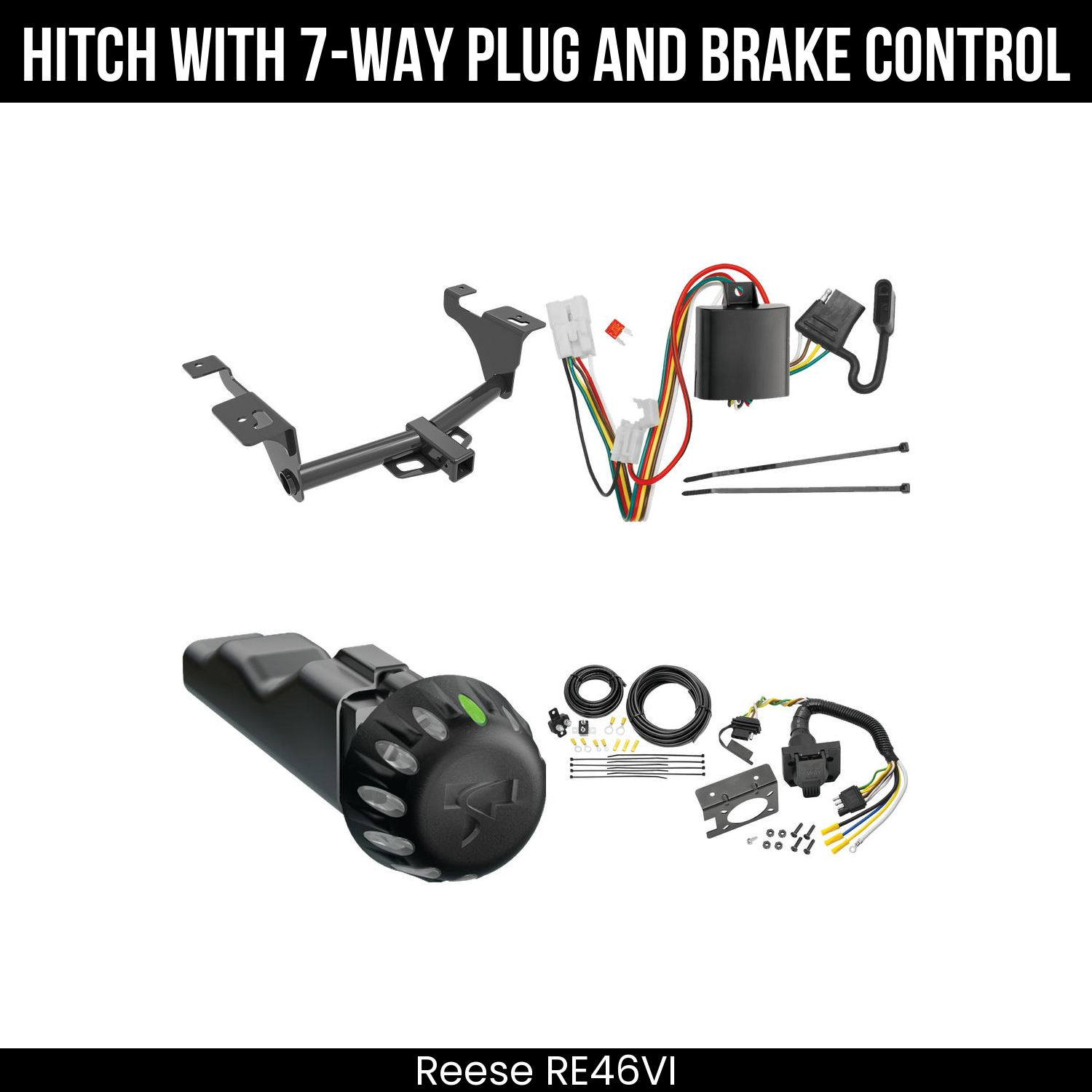 Trailer Hitch , 7-Way , Tekonsha Voyager iD Smart Brake Control