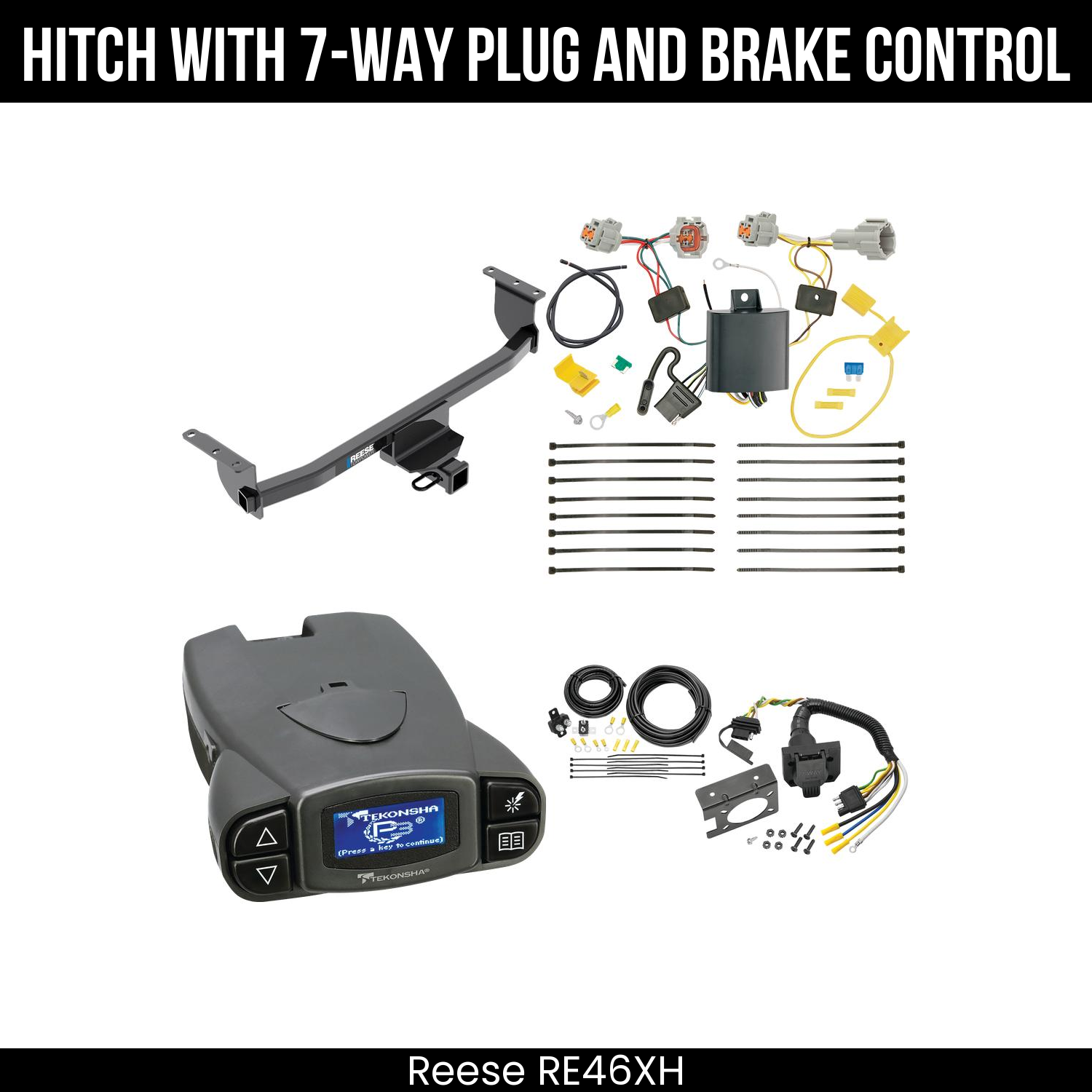 Trailer Hitch , 7-Way , Tekonsha Prodigy P3 Brake Control