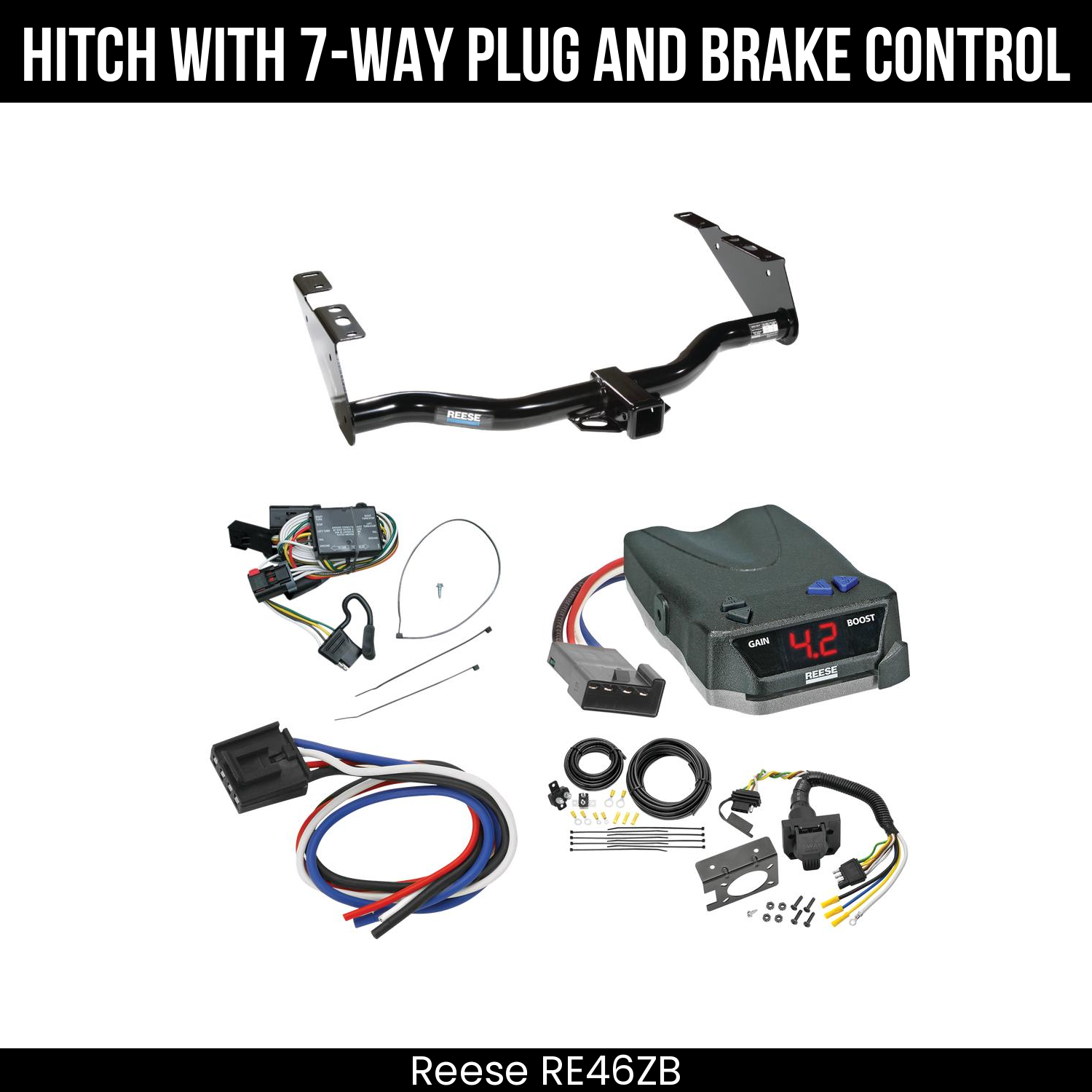 Trailer Hitch , 7-Way , Reese Brake EVN Control