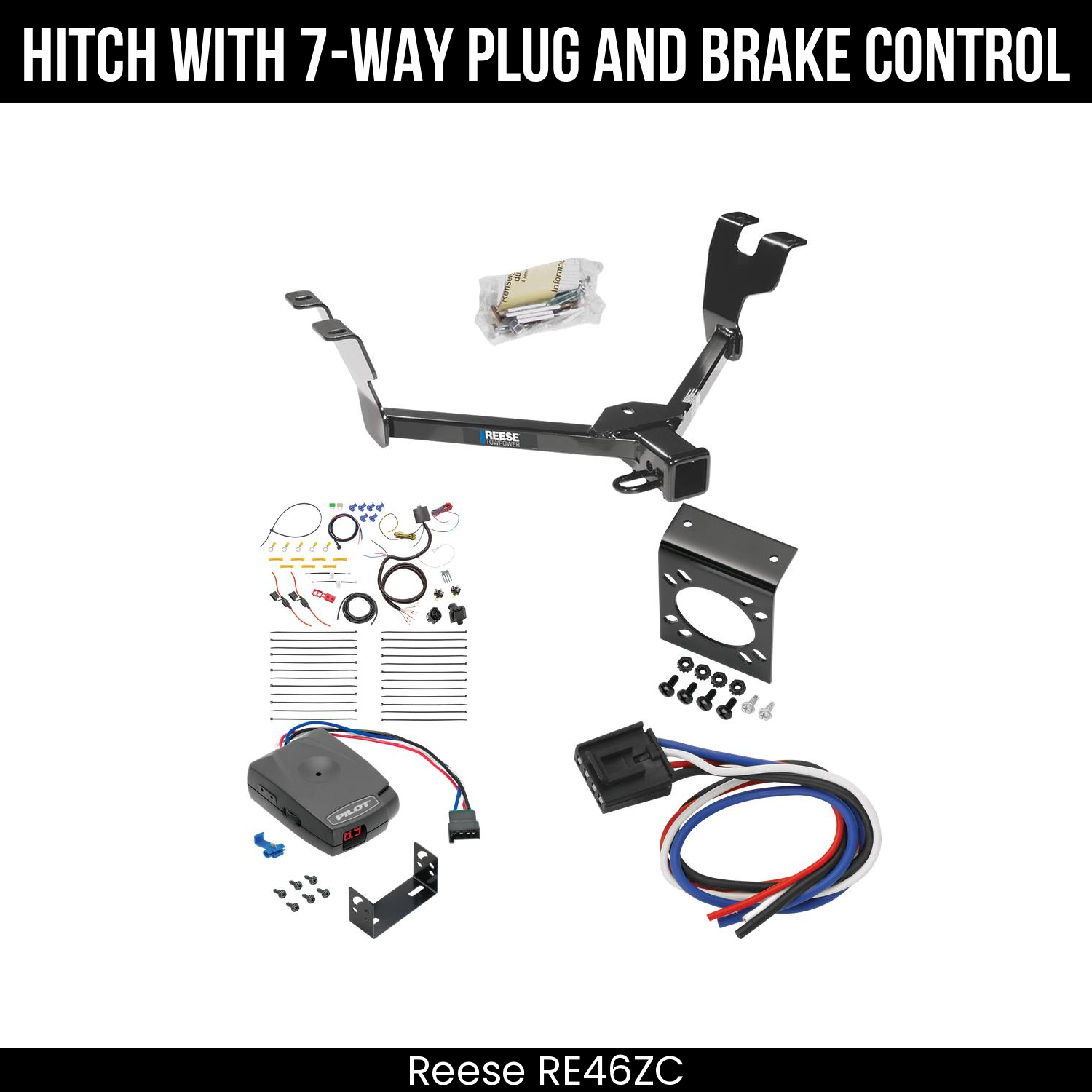 Trailer Hitch , 7-Way , Pro Series Pilot Brake Control