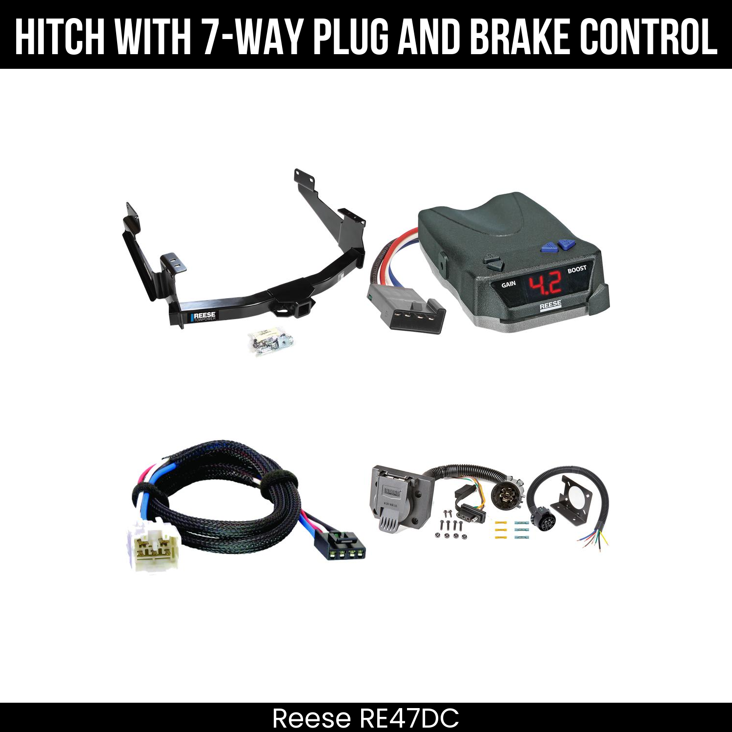 Trailer Hitch , 7-Way , Reese Brake EVN Control