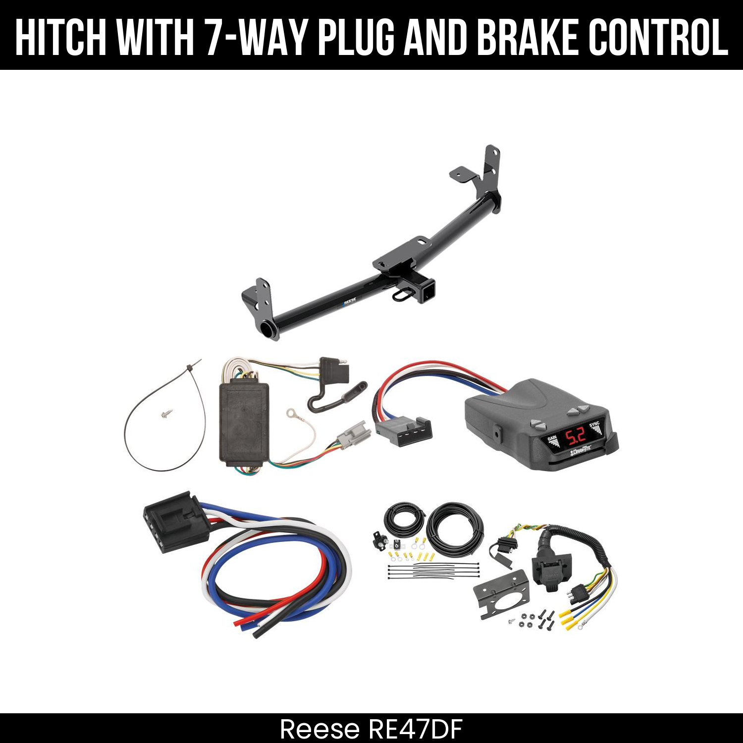 Trailer Hitch , 7-Way , Draw-Tite Activator IV Brake Control