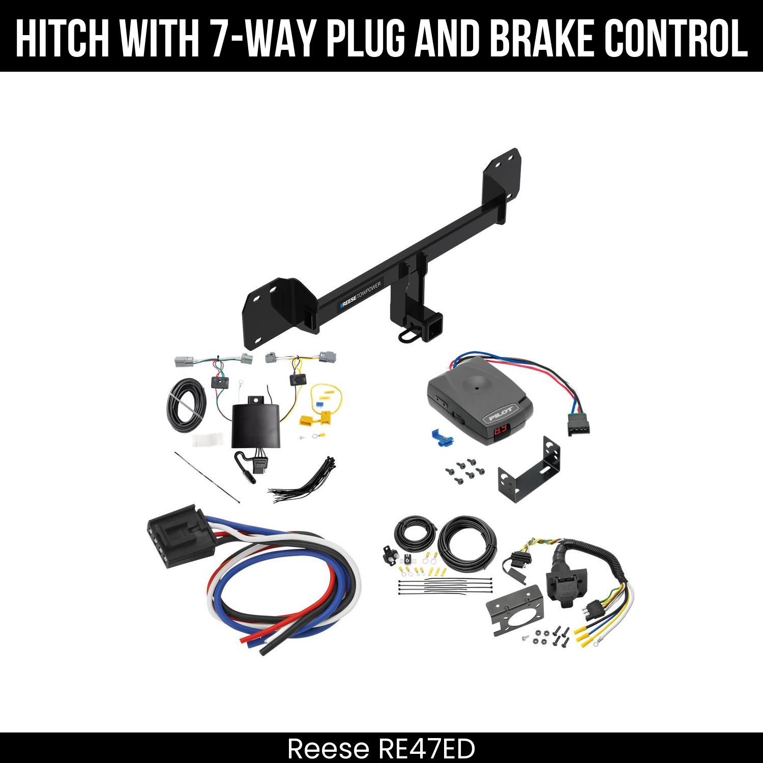 Trailer Hitch , 7-Way , Pro Series Pilot Brake Control