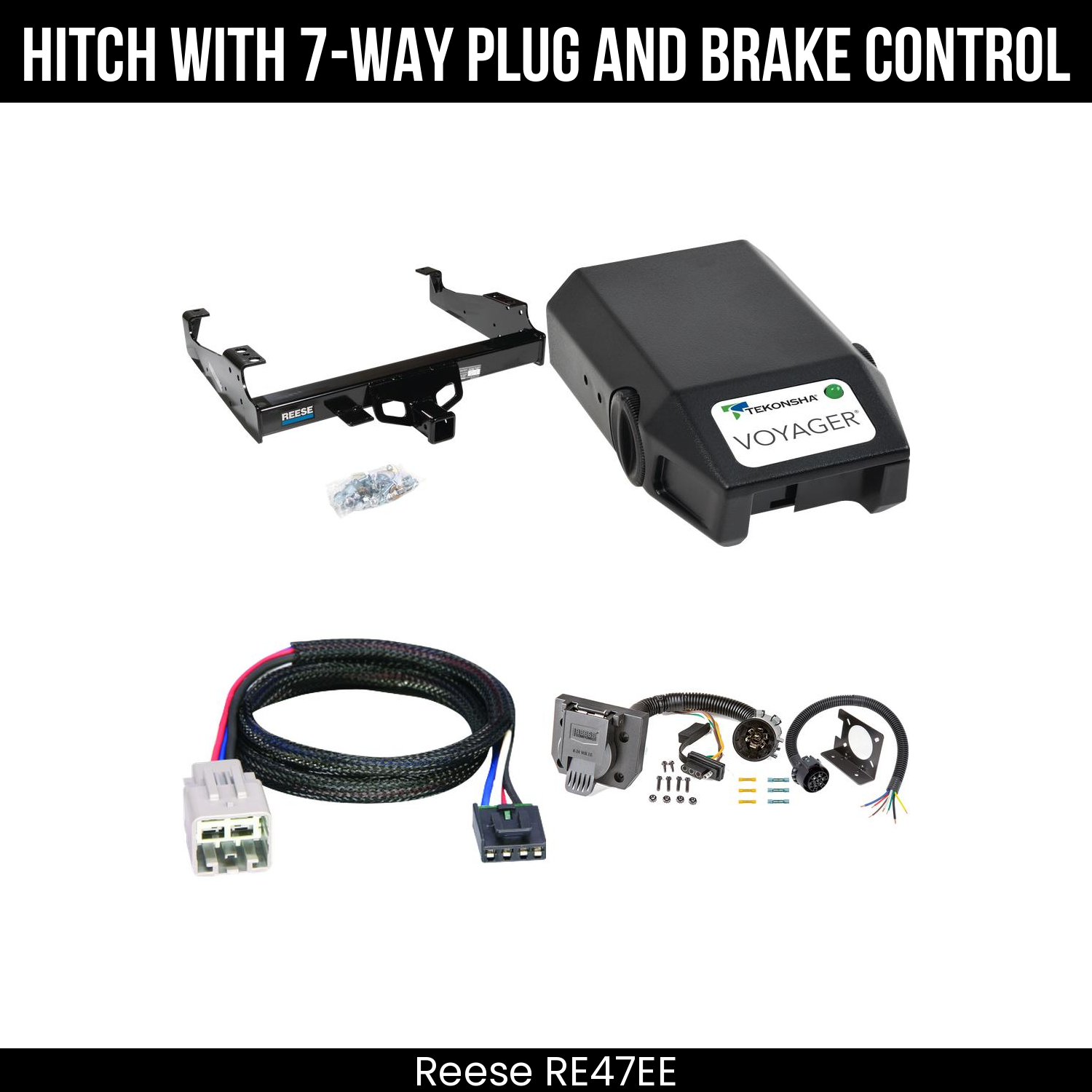 Trailer Hitch , 7-Way , Tekonsha Voyager Brake Control