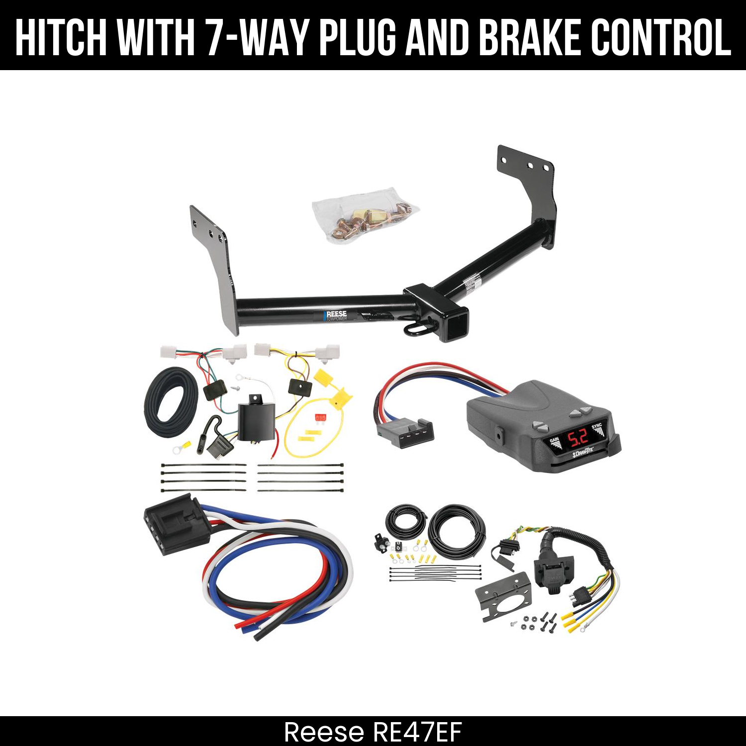 Trailer Hitch , 7-Way , Draw-Tite Activator IV Brake Control