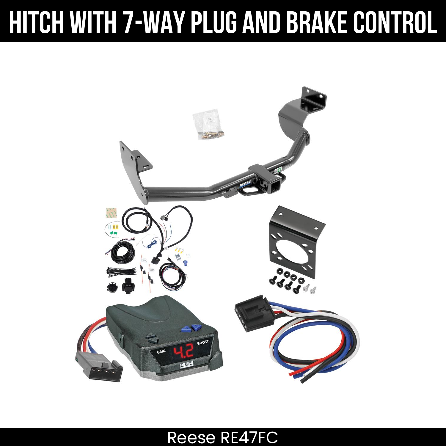Trailer Hitch , 7-Way , Reese Brake EVN Control