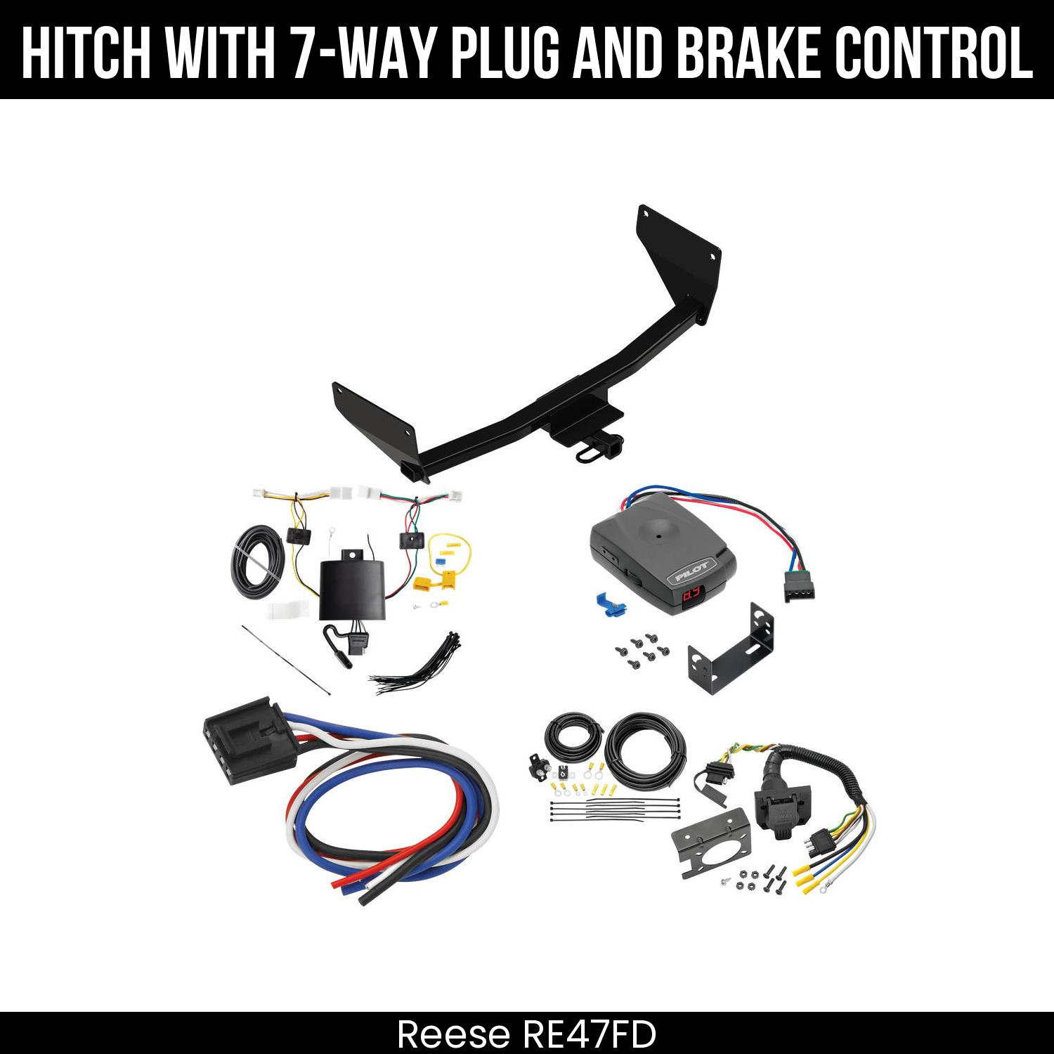 Trailer Hitch , 7-Way , Pro Series Pilot Brake Control