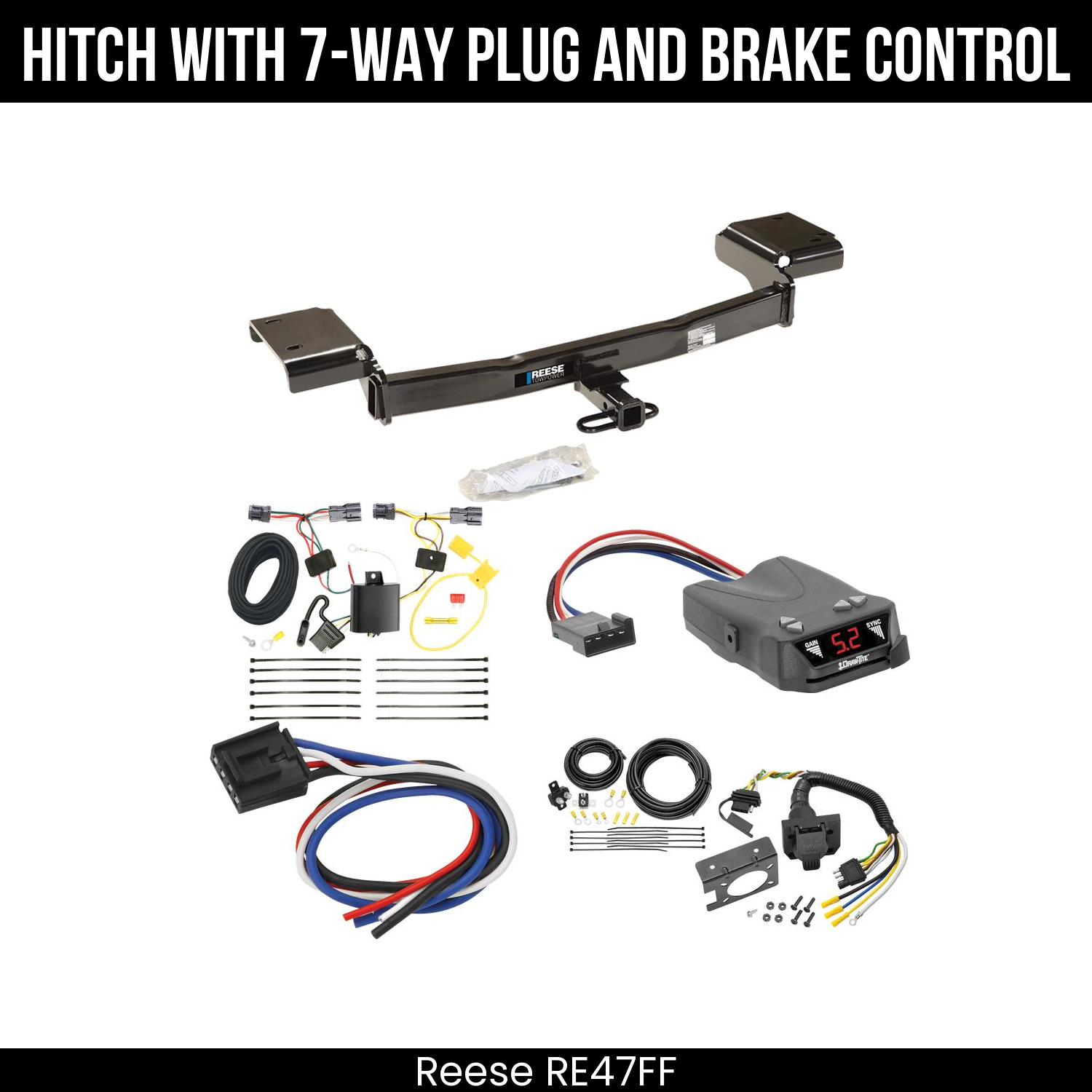Trailer Hitch , 7-Way , Draw-Tite Activator IV Brake Control