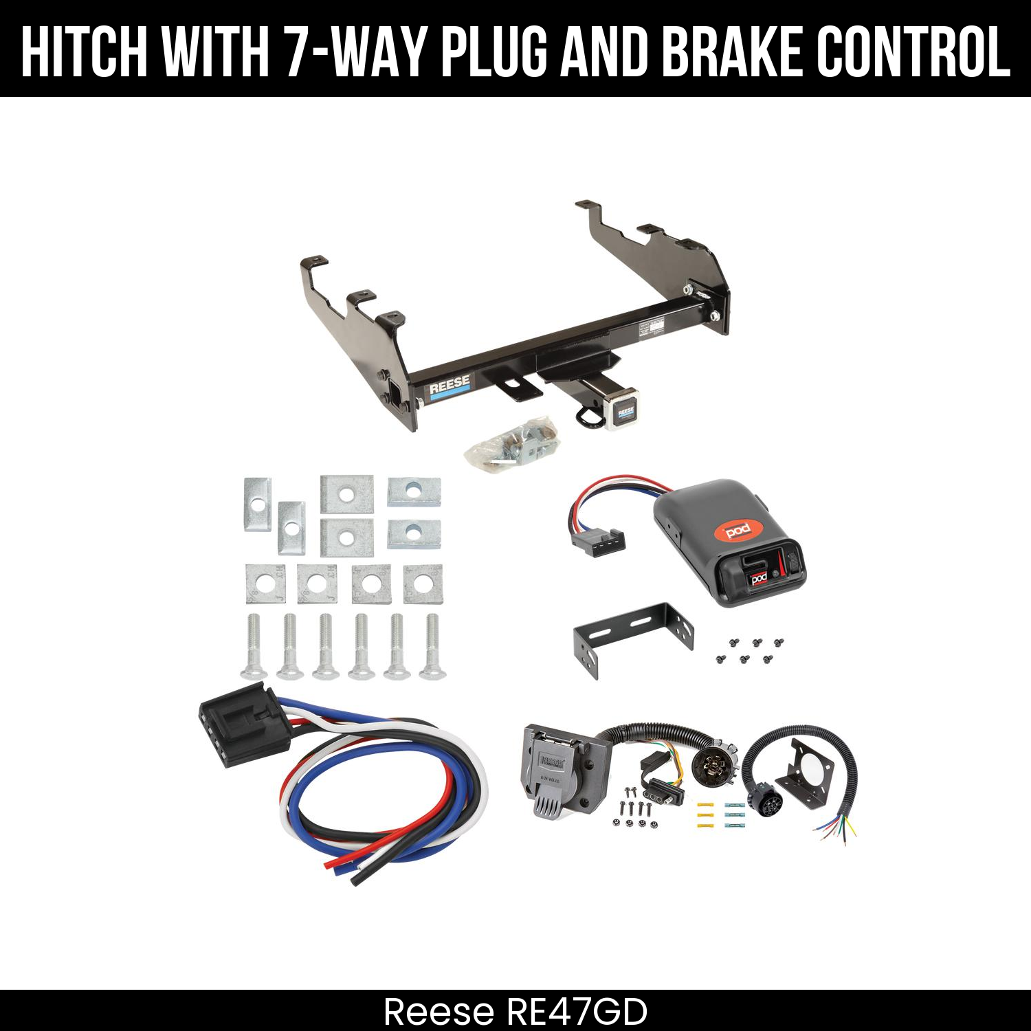 Trailer Hitch , 7-Way , Pro Series POD Brake Control