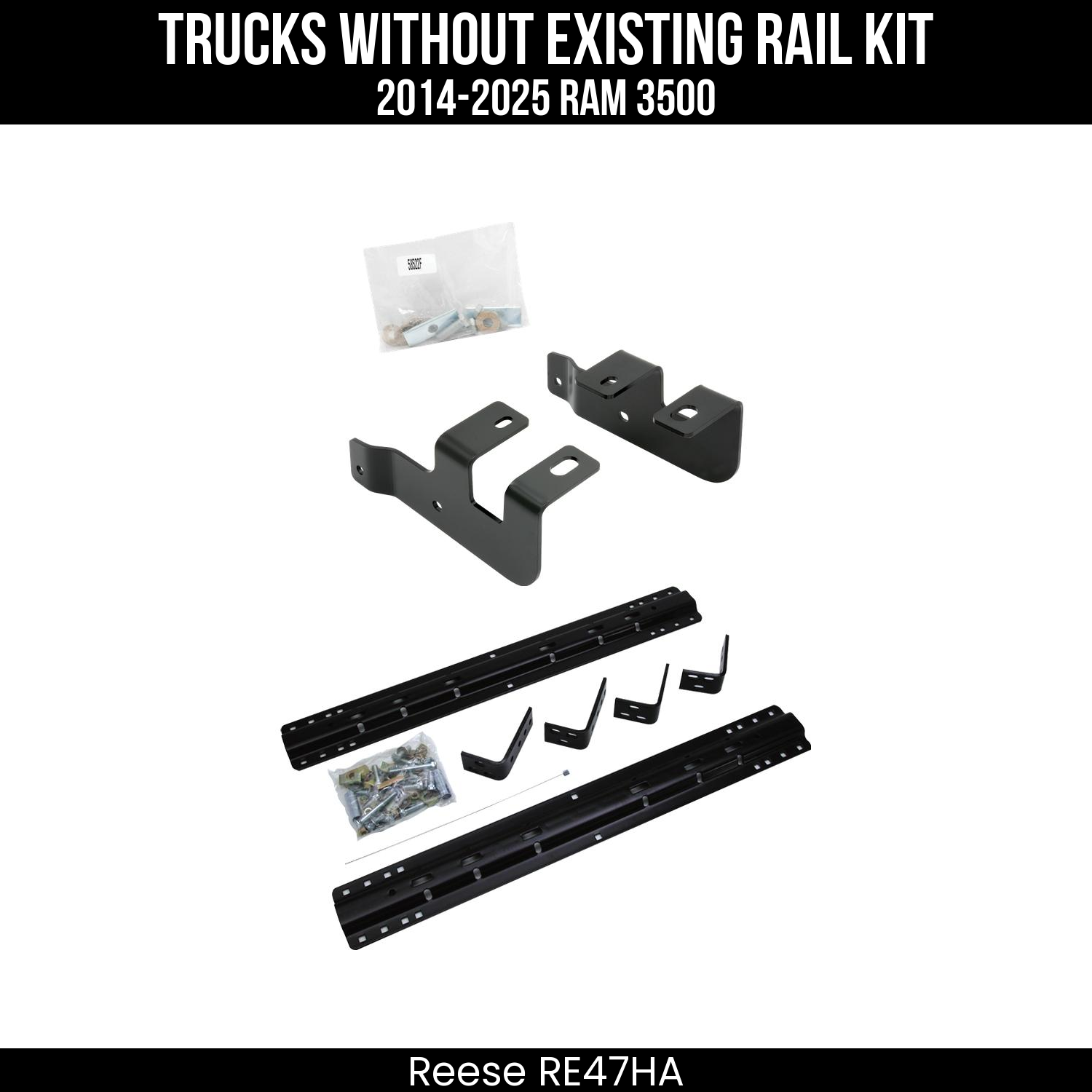 5th Wheel Hitch Bracket Kit,5th Wheel Hitch Mounting Rail & Bracket Kit