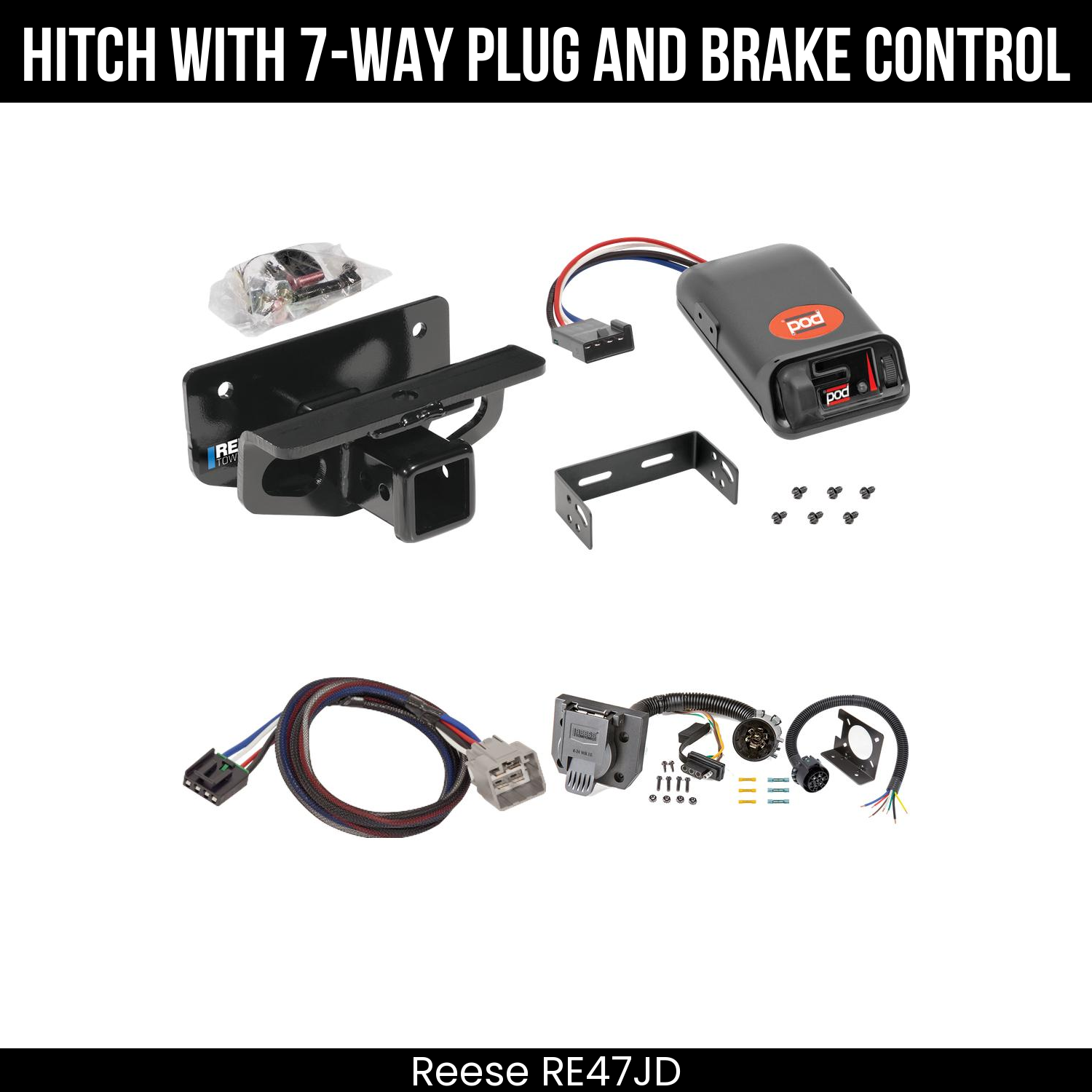 Trailer Hitch , 7-Way , Pro Series POD Brake Control